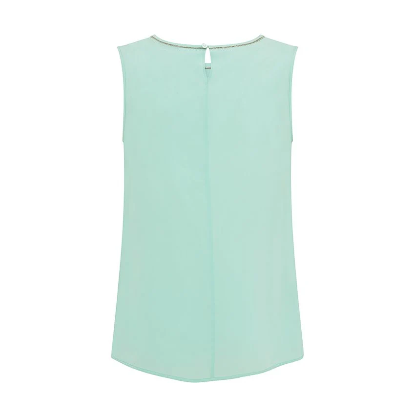 Silk Satin Vest Top - Image 2