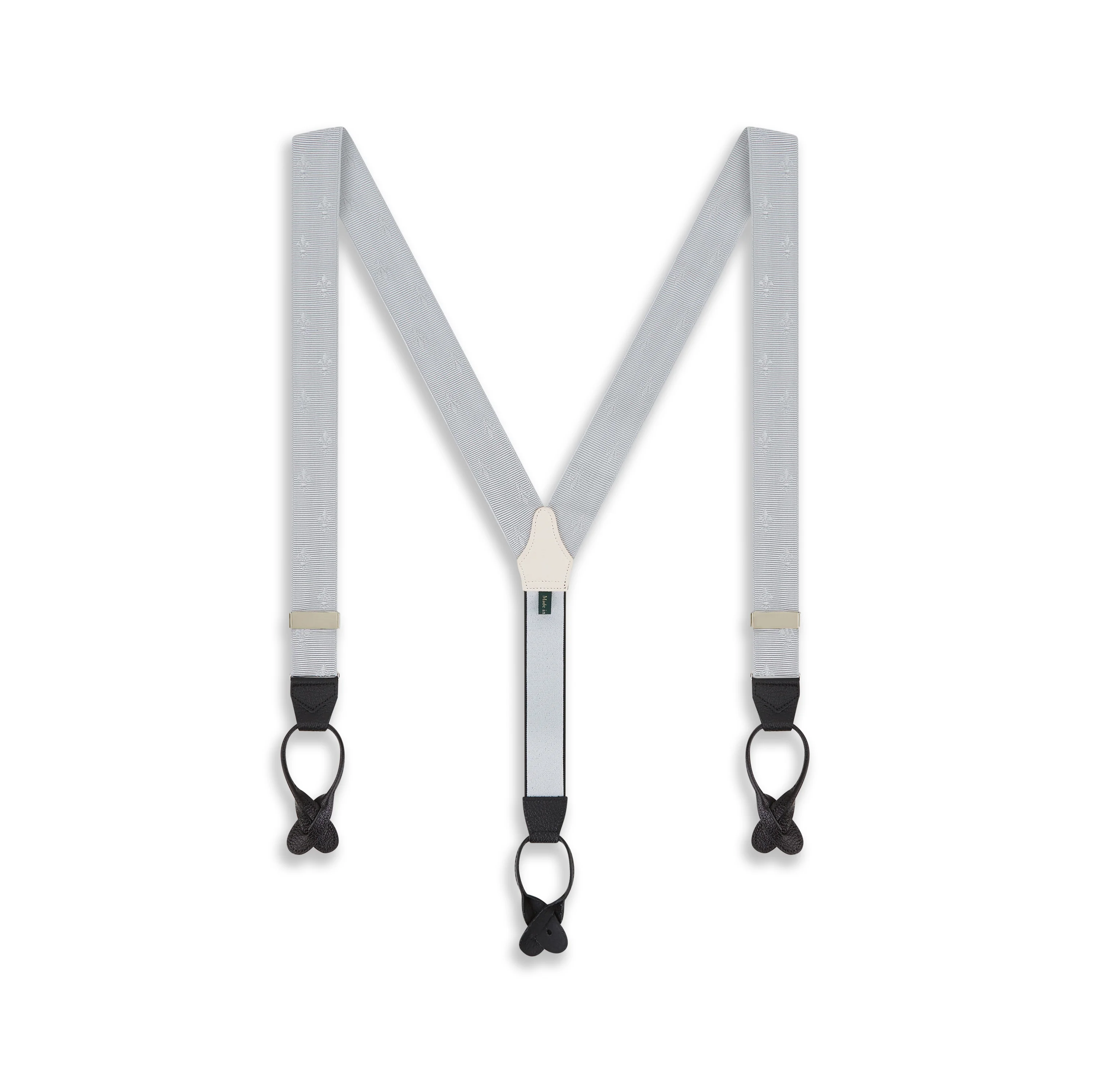Silver Fleur De Lys Braces - Image 2