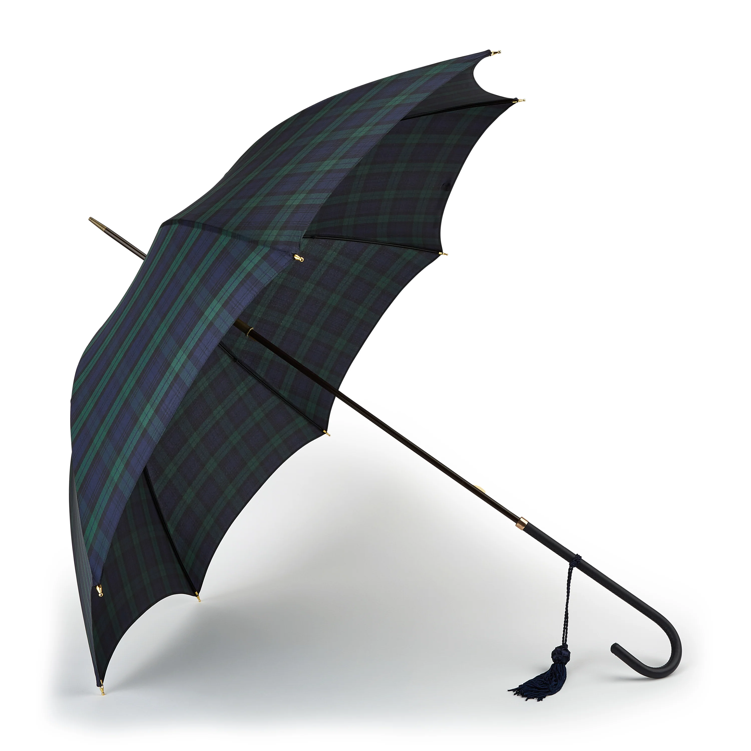 Slim Leather Blackwatch Umbrella
