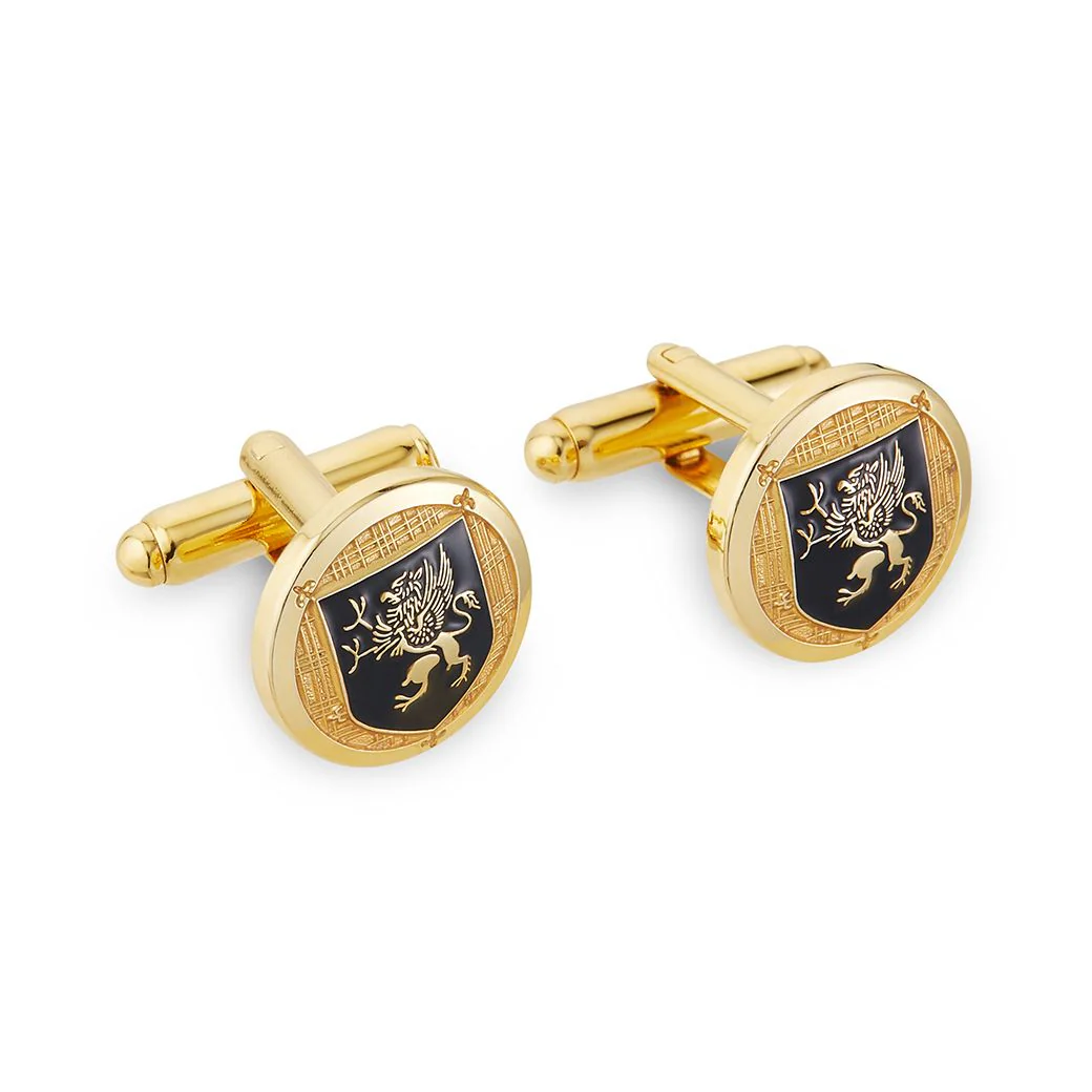 Gray's Inn Round T-Bar Cufflinks (small)