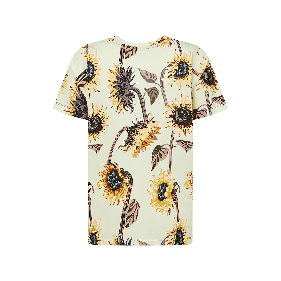 Sun Flower V-neck Yellow Top - Image 2