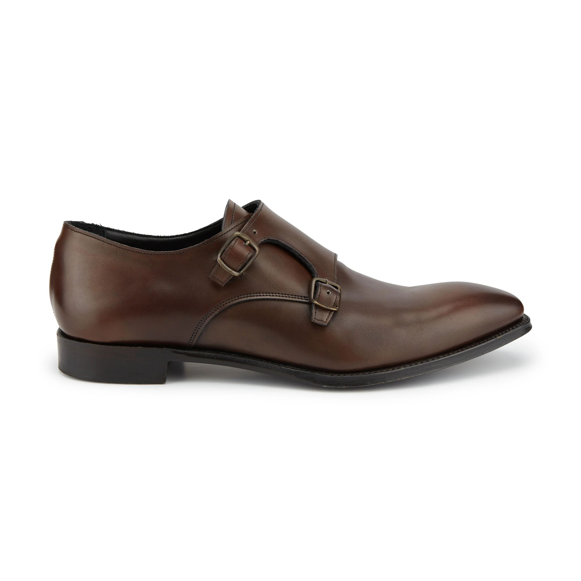 Sylvester Brown Double Monk Shoe - Image 2