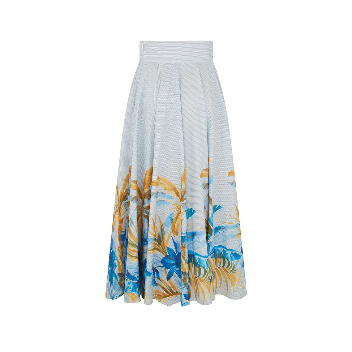 Tabba Palm Print Skirt - Image 2