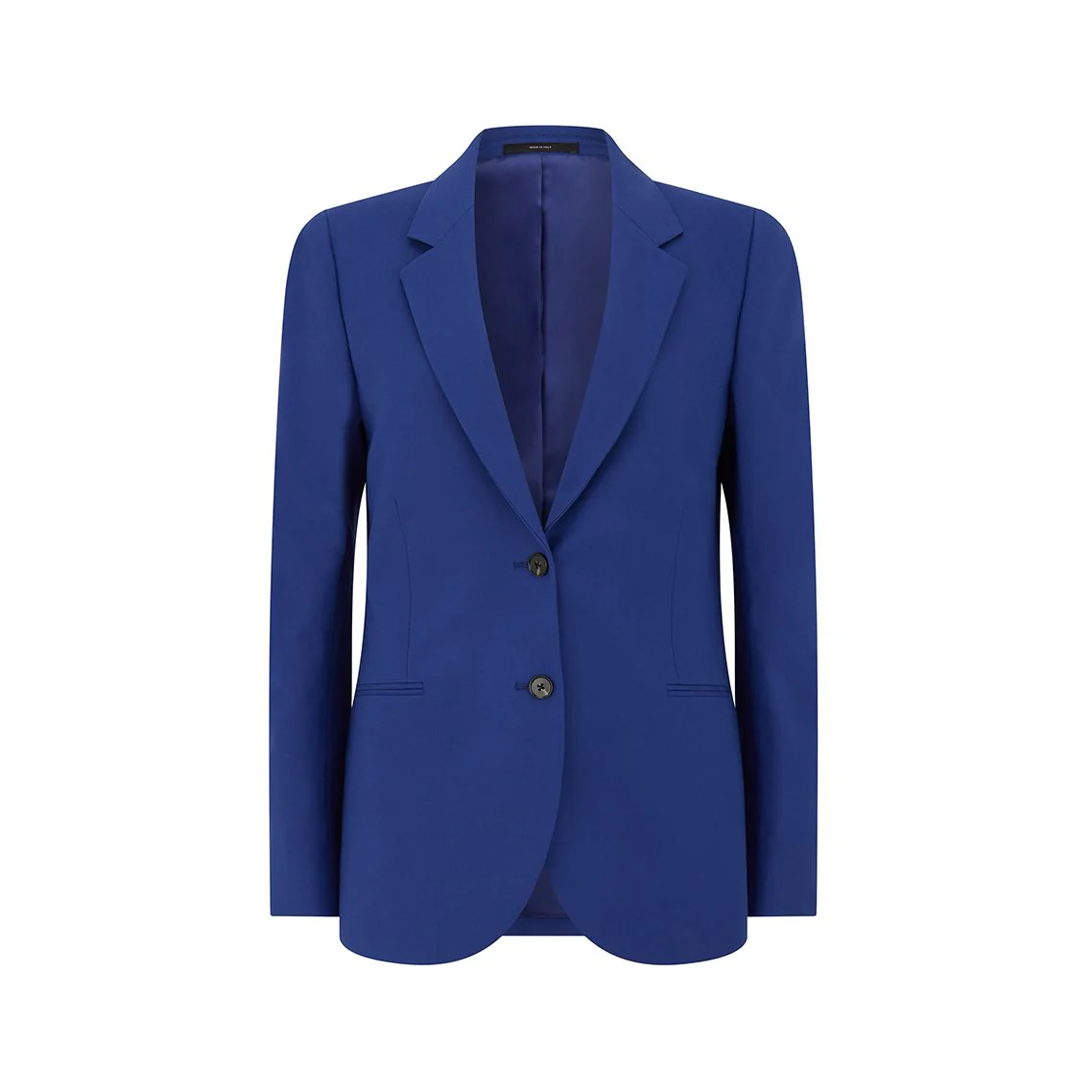 Tailored Cotton Jacket Blue