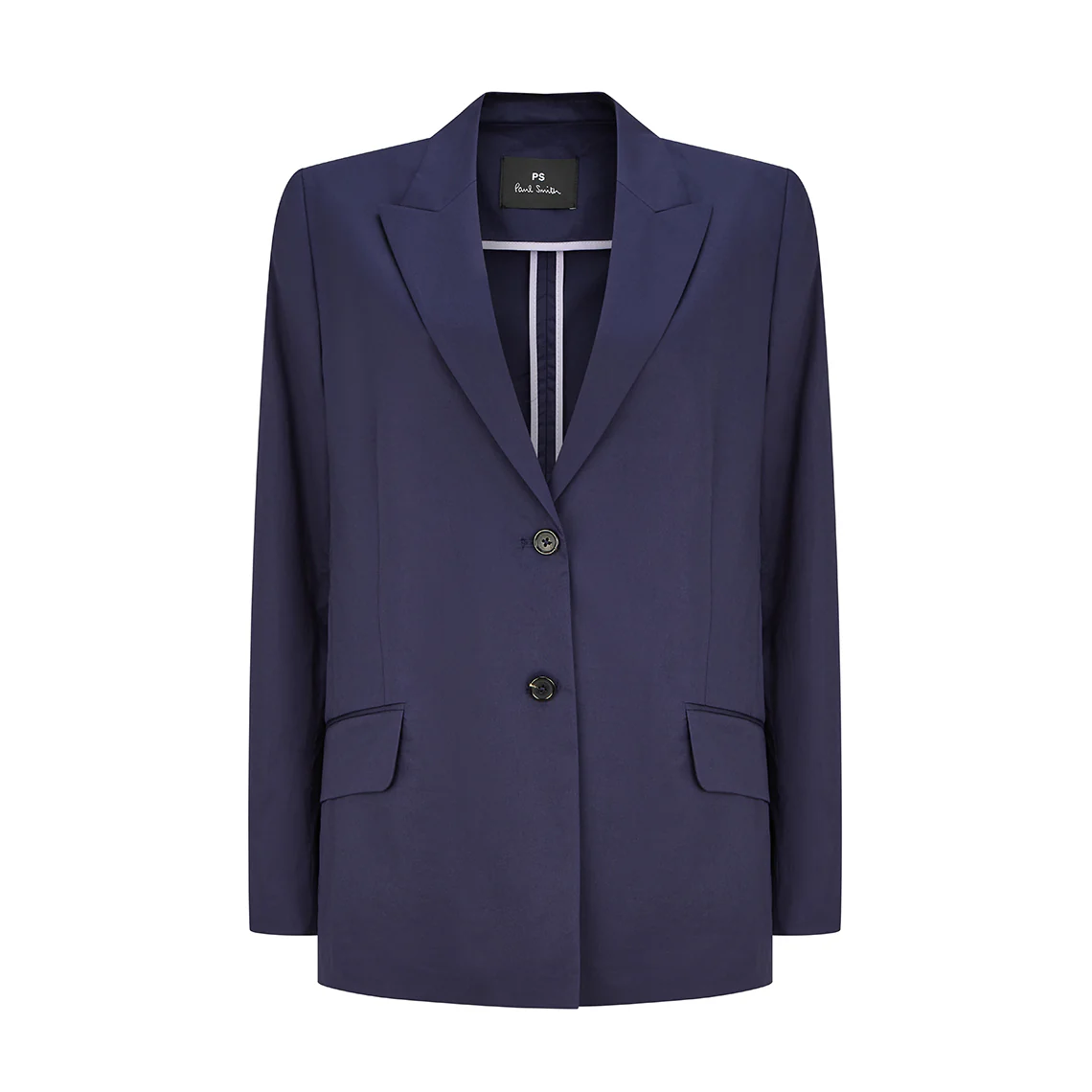 Tailored Cotton Navy Blue Jacket