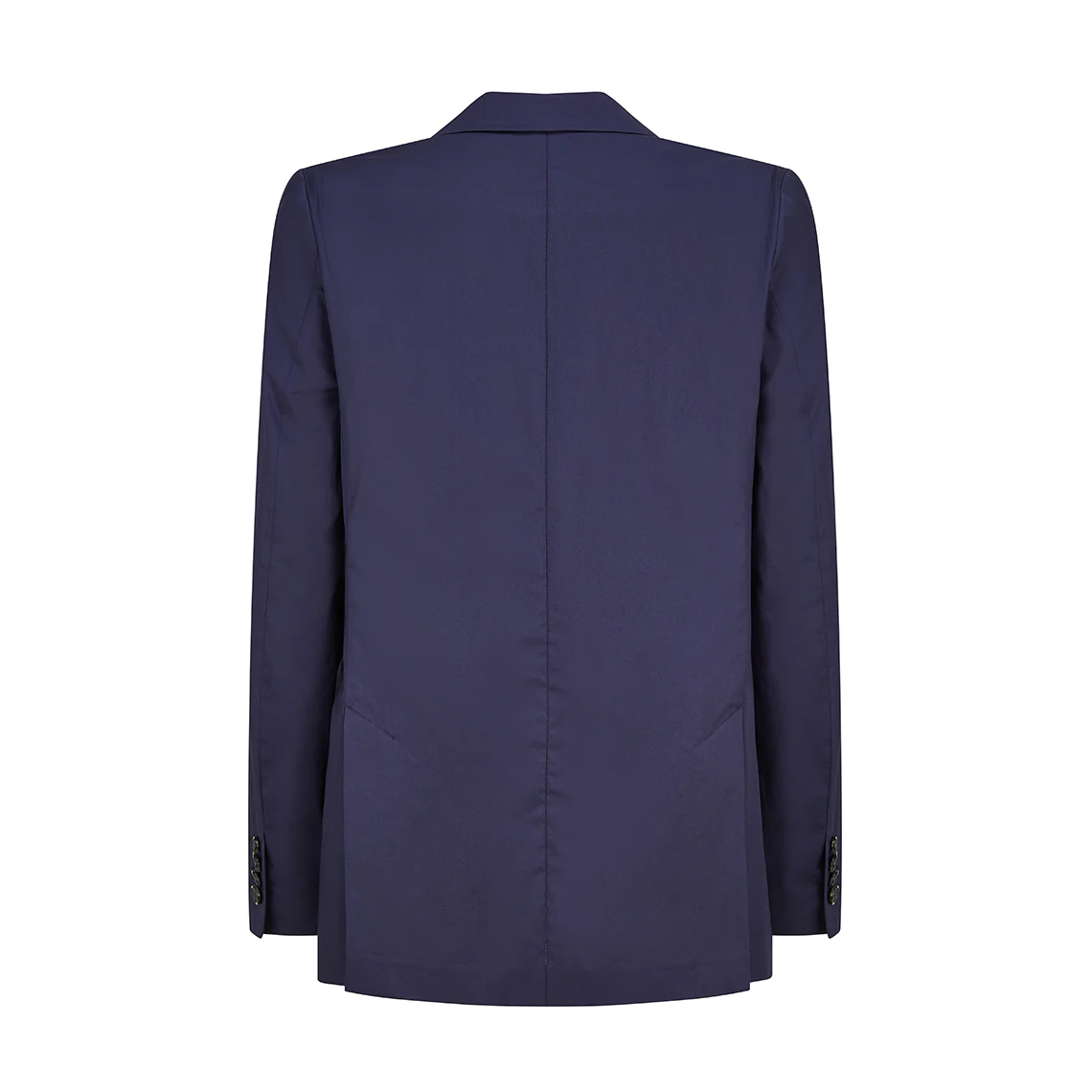Tailored Cotton Navy Blue Jacket - Image 2
