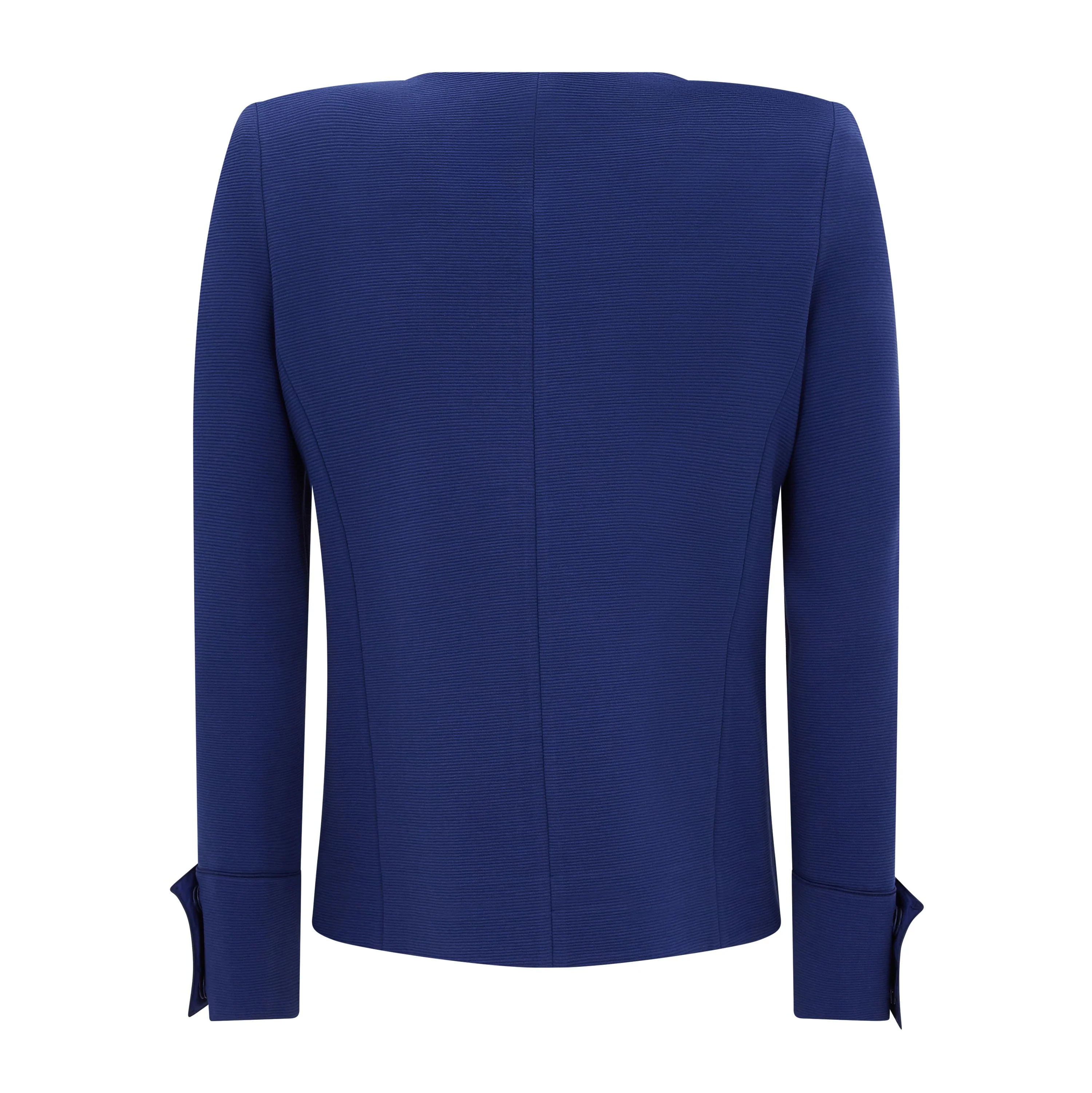 Tailored Cotton Ottoman Jersey Jacket - Image 2
