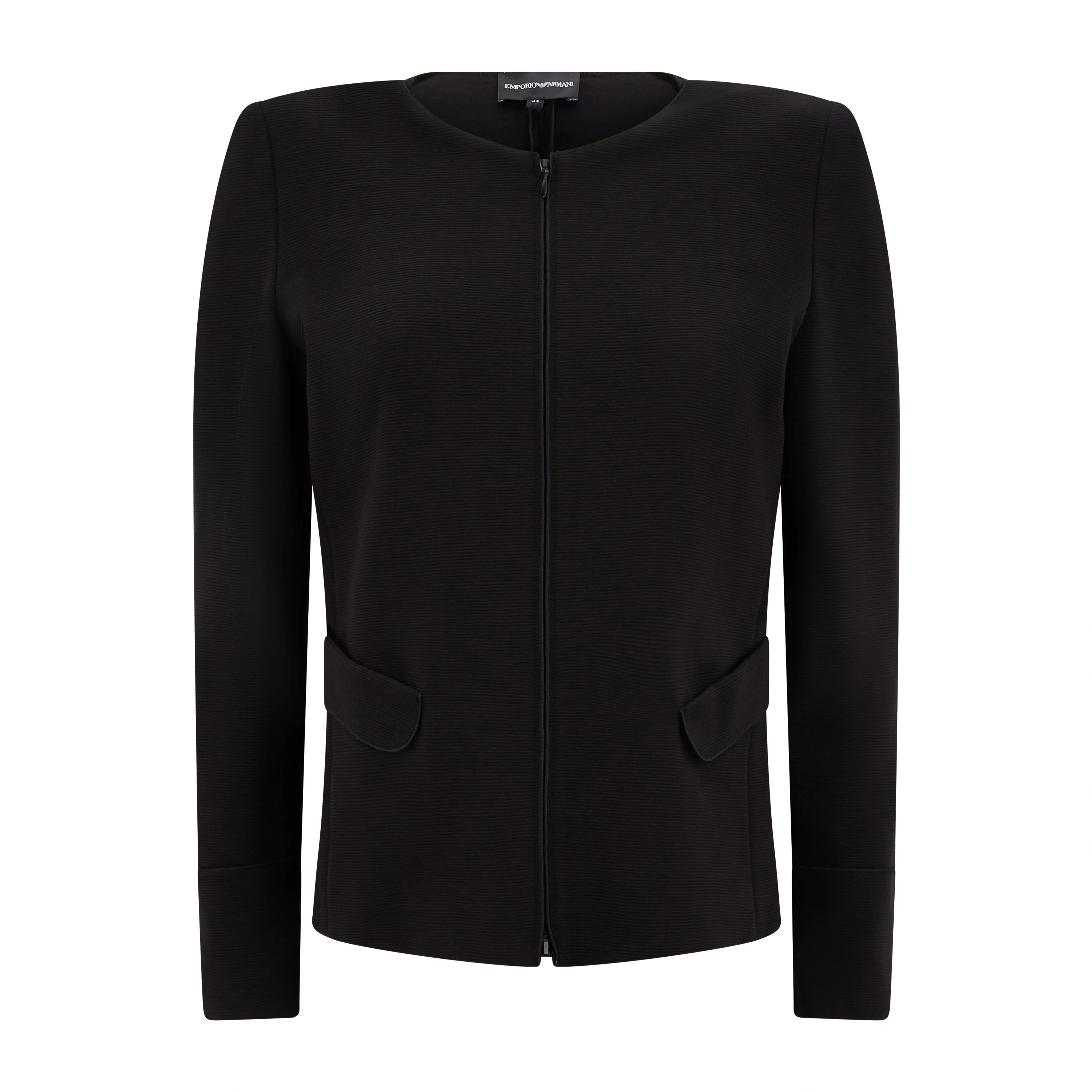 Tailored Cotton Ottoman Jersey Jacket