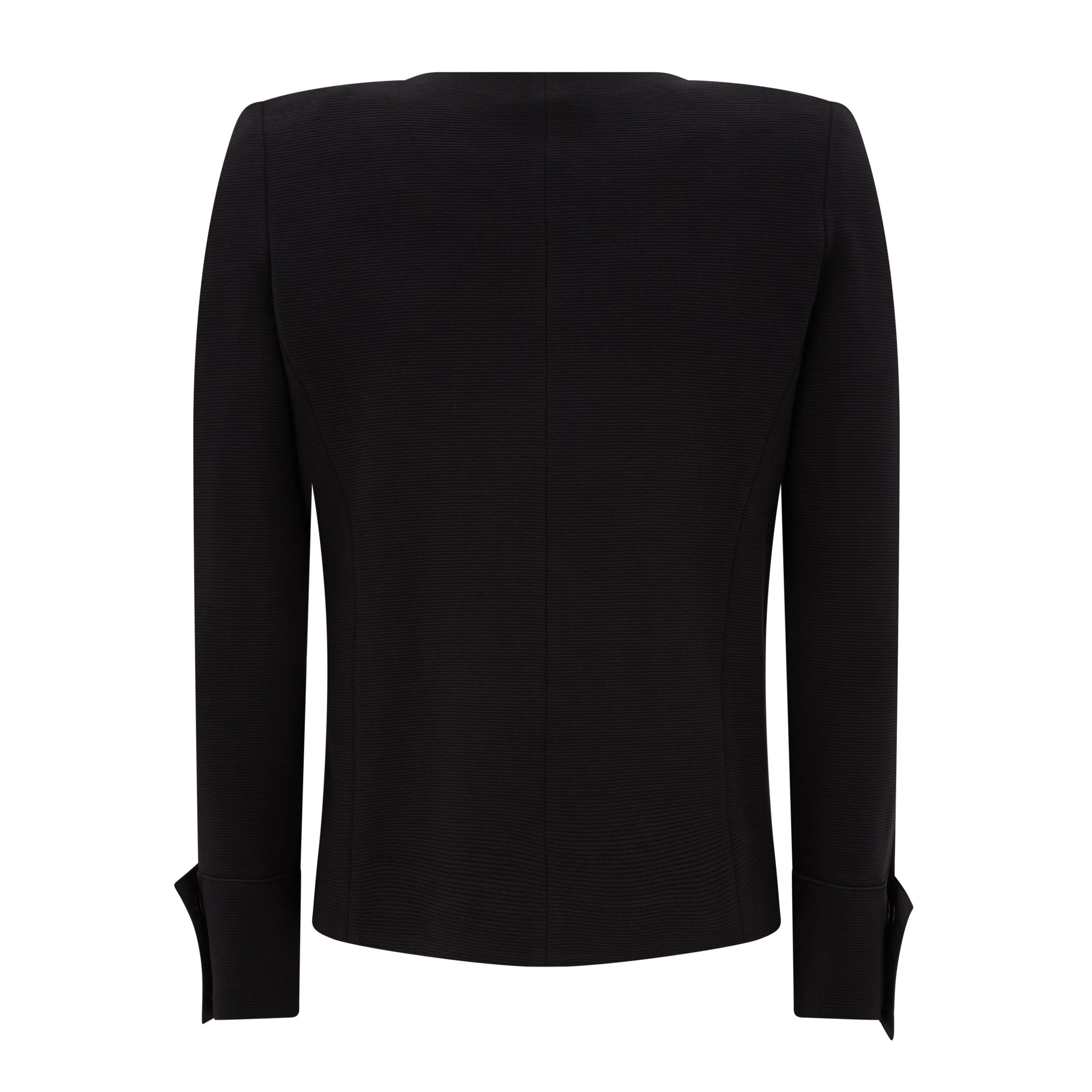 Tailored Cotton Ottoman Jersey Jacket - Image 2