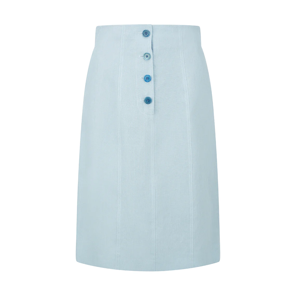 Tailored Linen Skirt