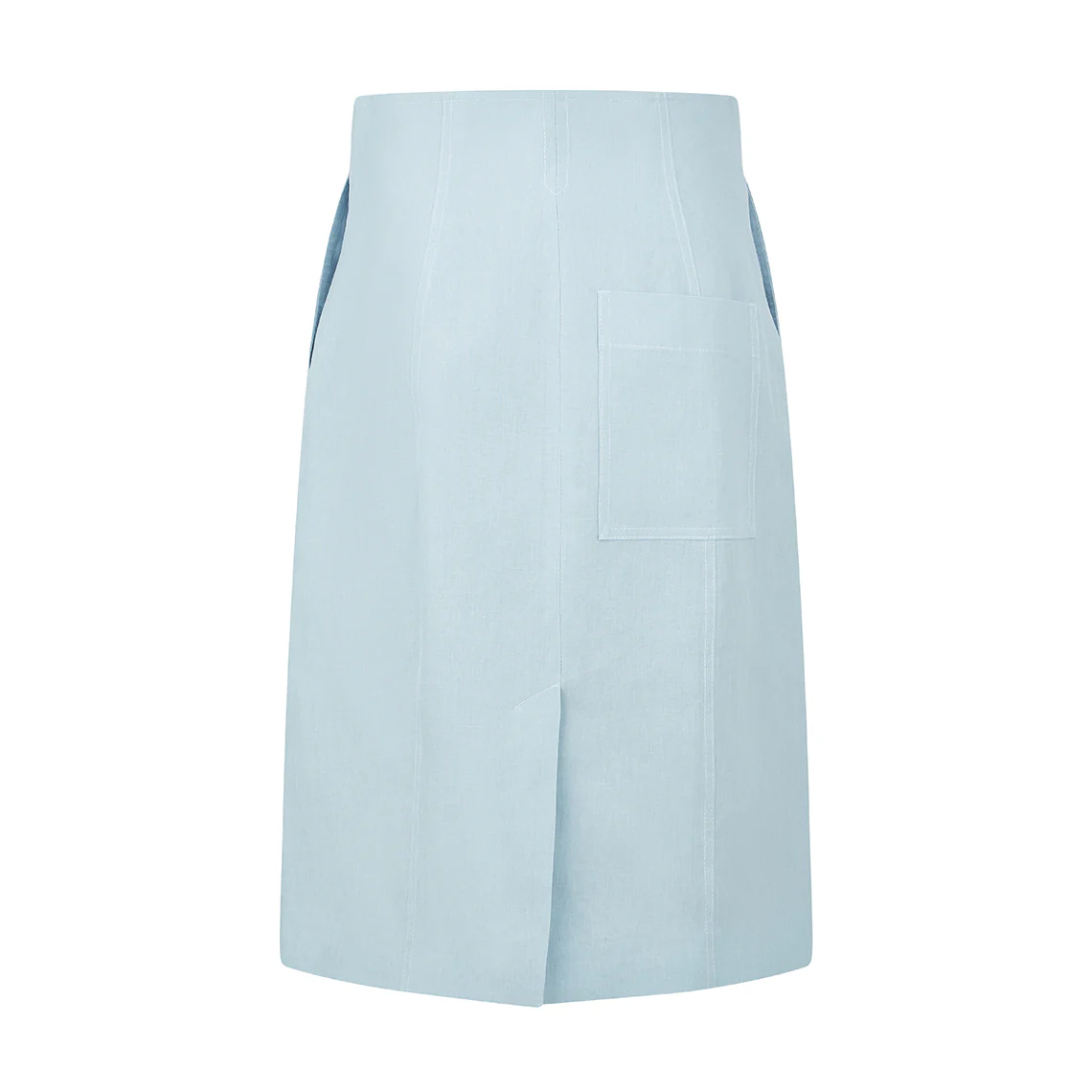 Tailored Linen Skirt - Image 2