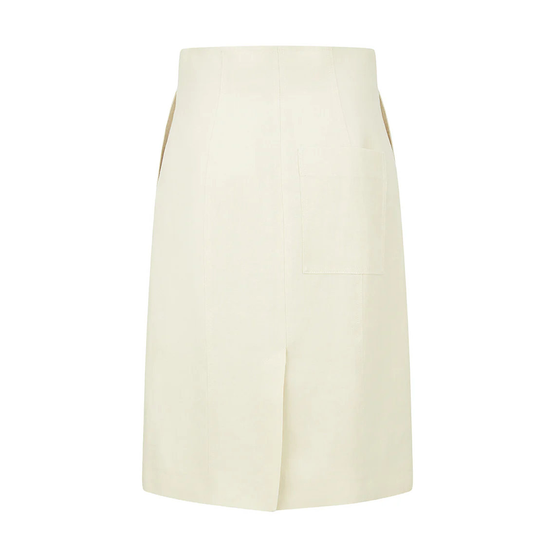 Tailored Linen Skirt - Image 2