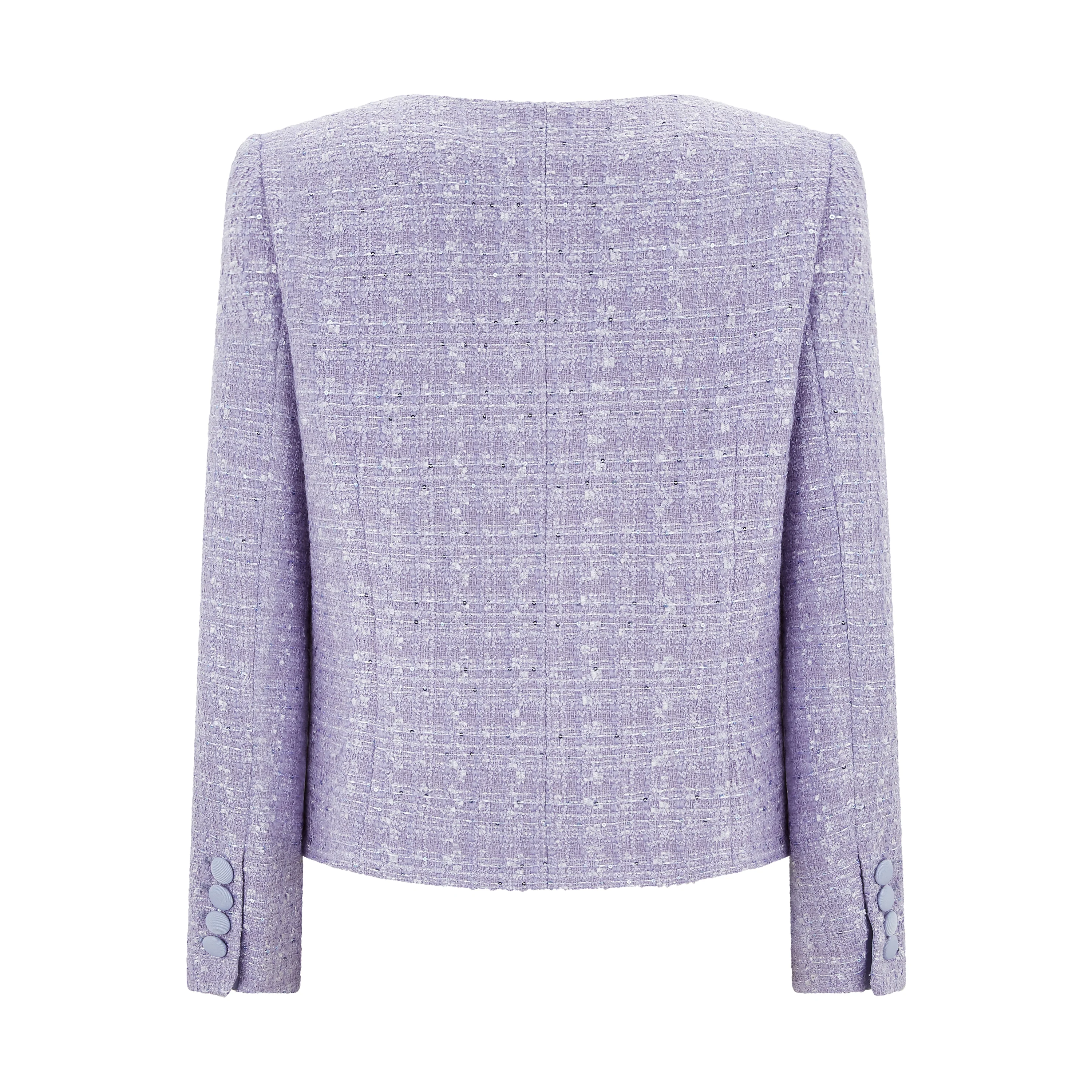 Tailored Lurex Tweed Jacket - Image 2