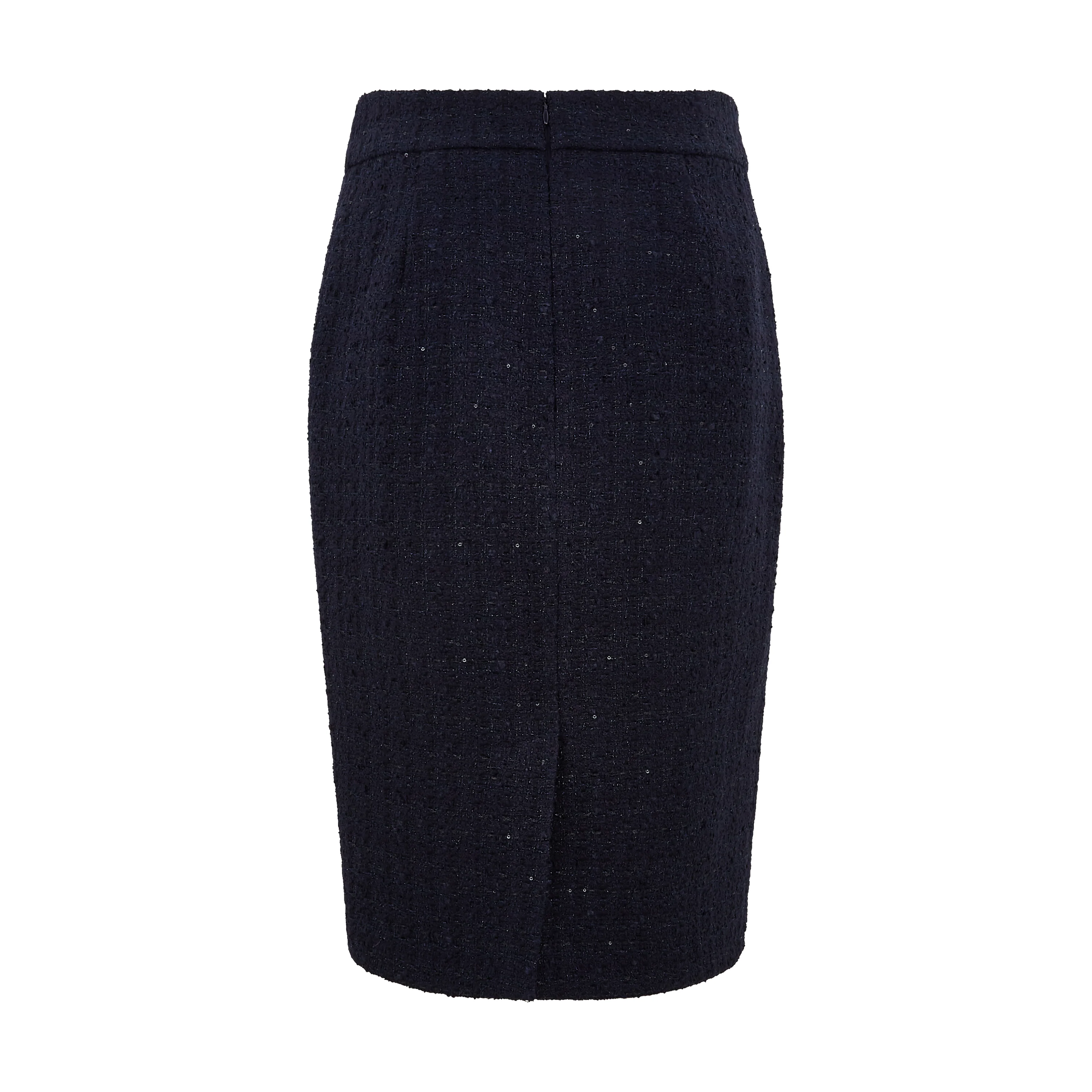 Tailored Lurex Tweed Skirt - Image 2