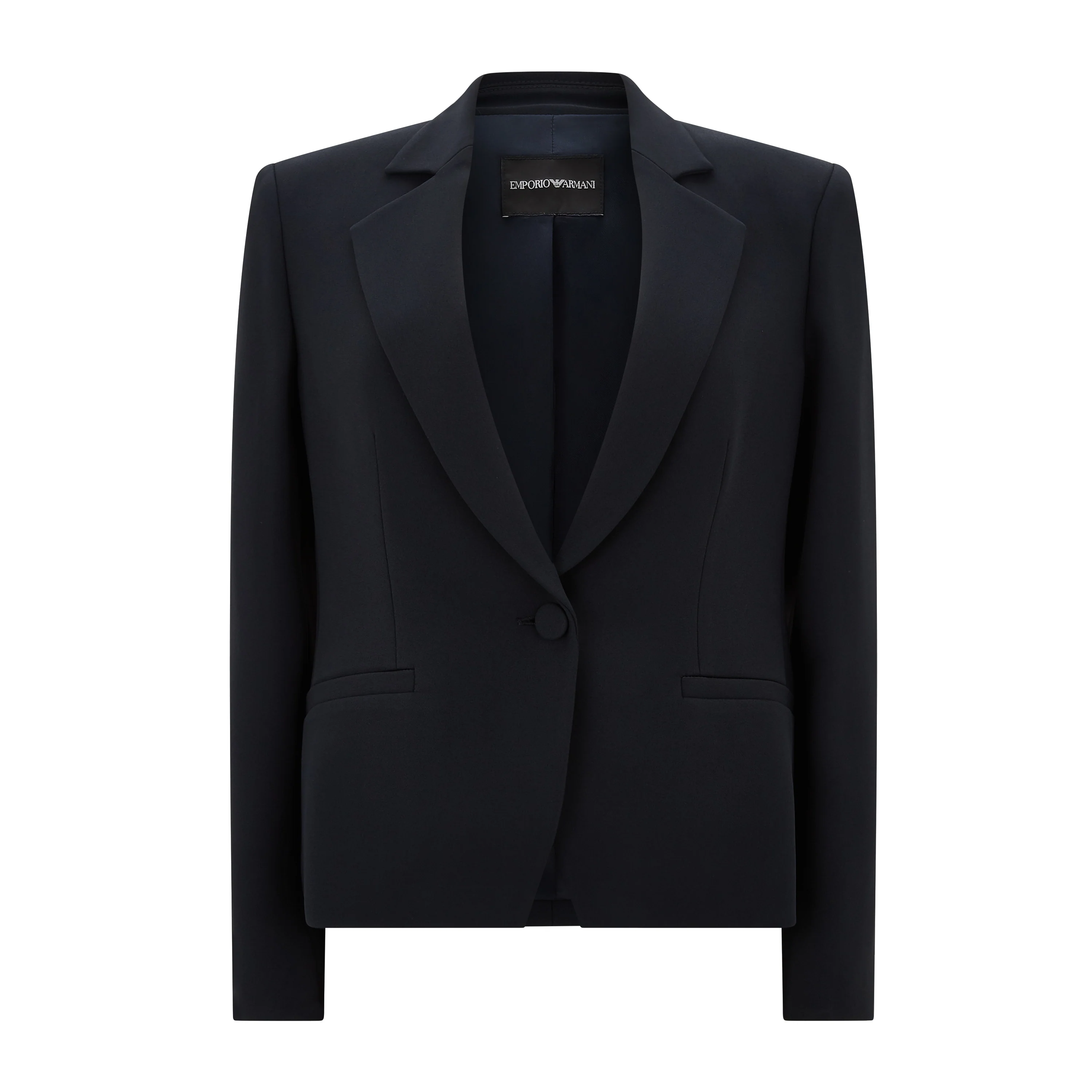 Tailored Short A-line Cady Crepe Jacket