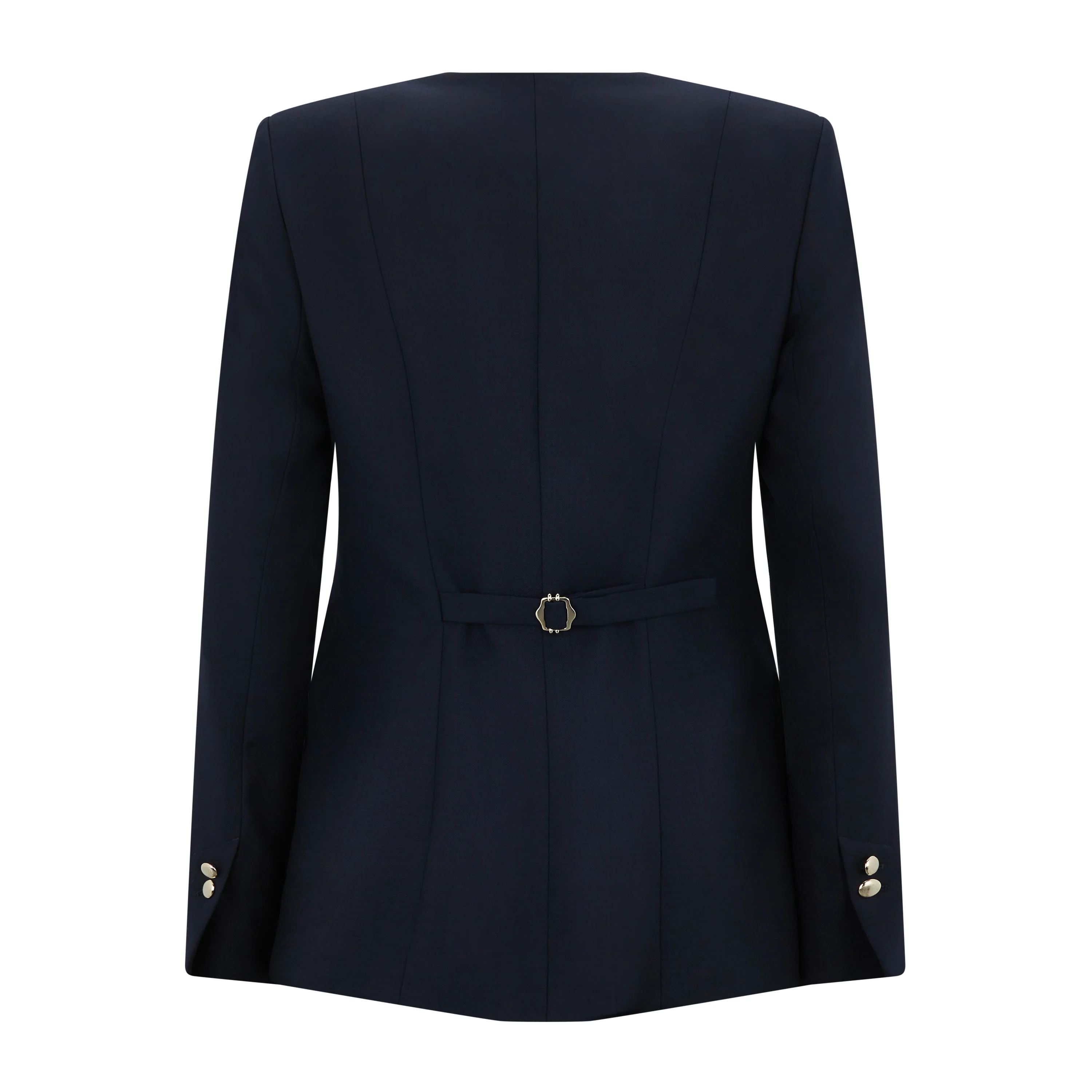 Tailored Wool Jacket Navy - Image 2