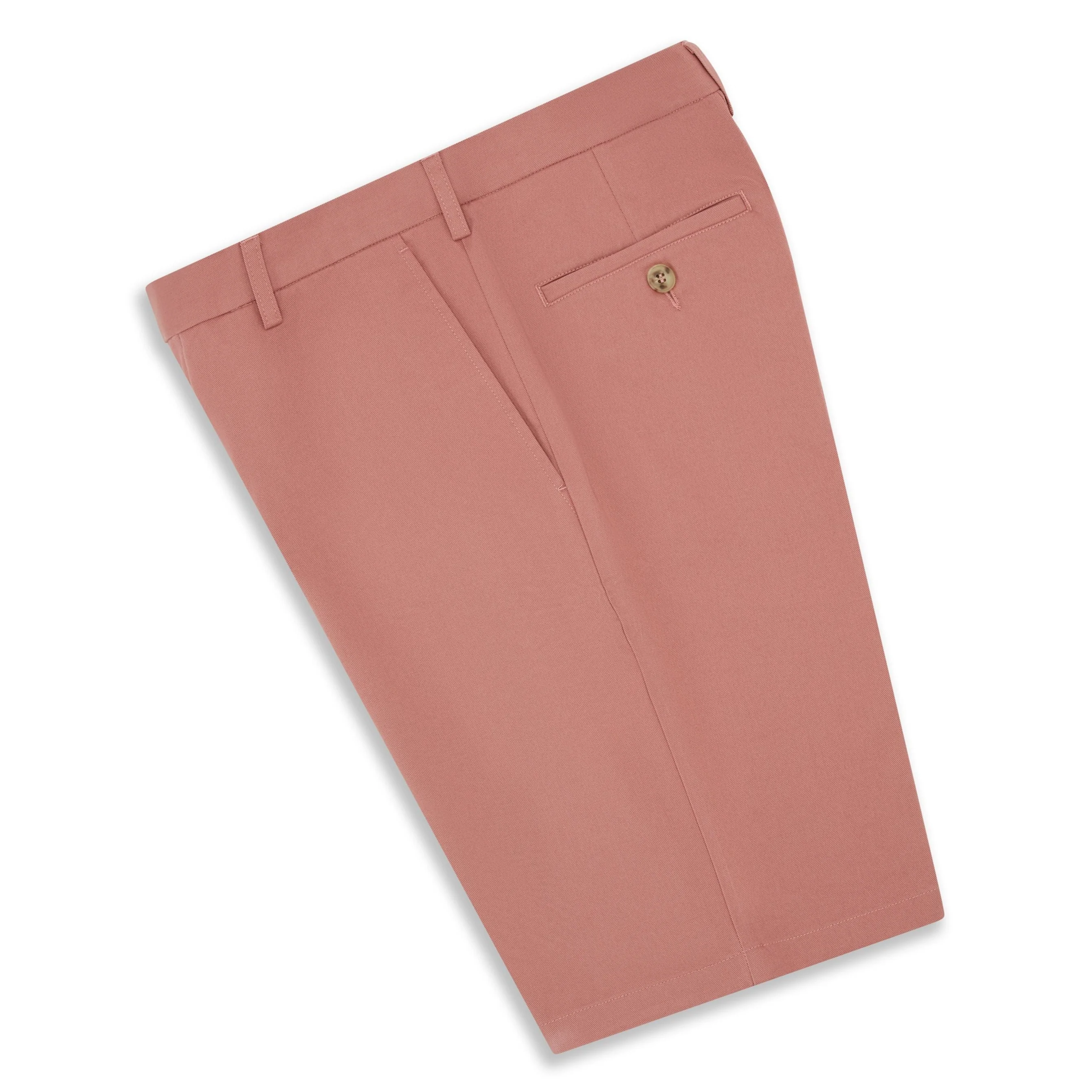 Taylor Pink Twill Cotton Shorts - Image 2
