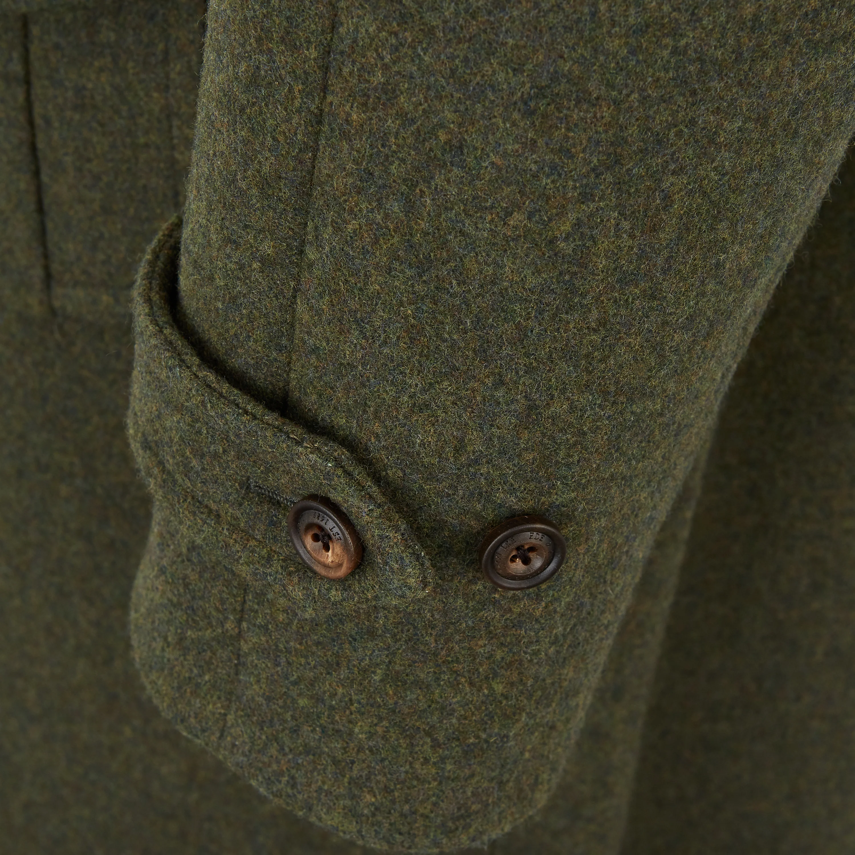 Templemore Belted Green Loden Coat - Image 4