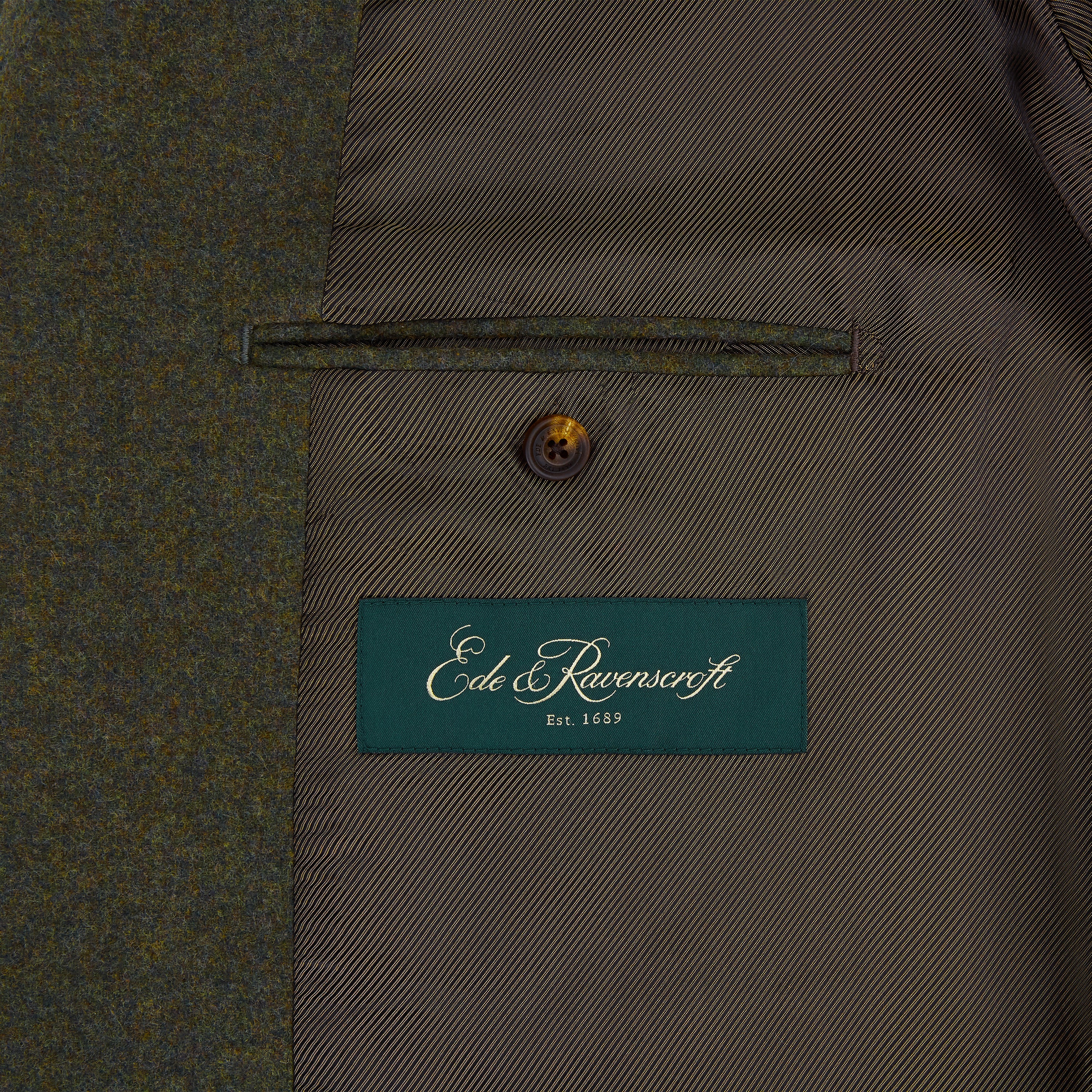 Templemore Belted Green Loden Coat - Image 5