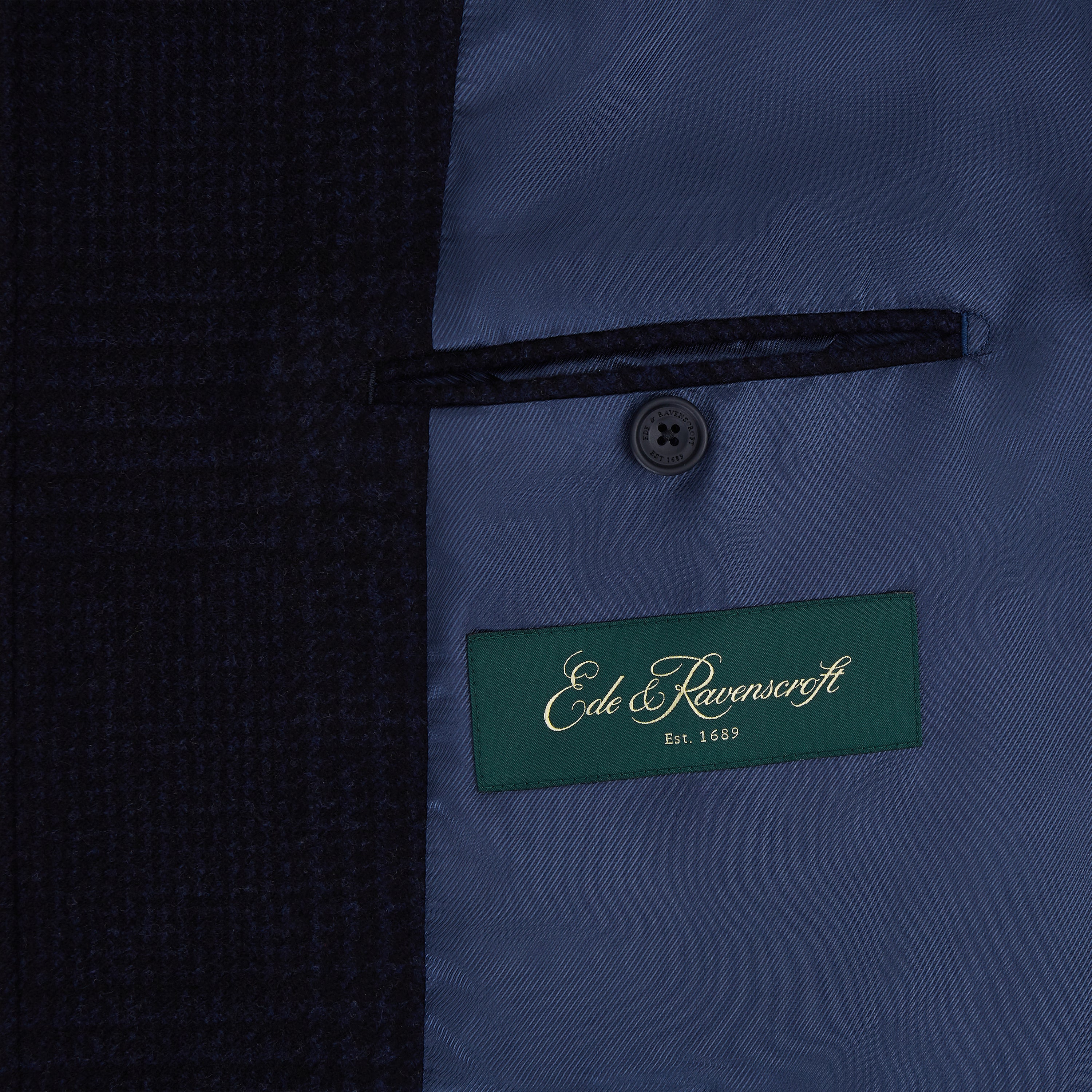 Templemore Navy Check Coat - Image 4
