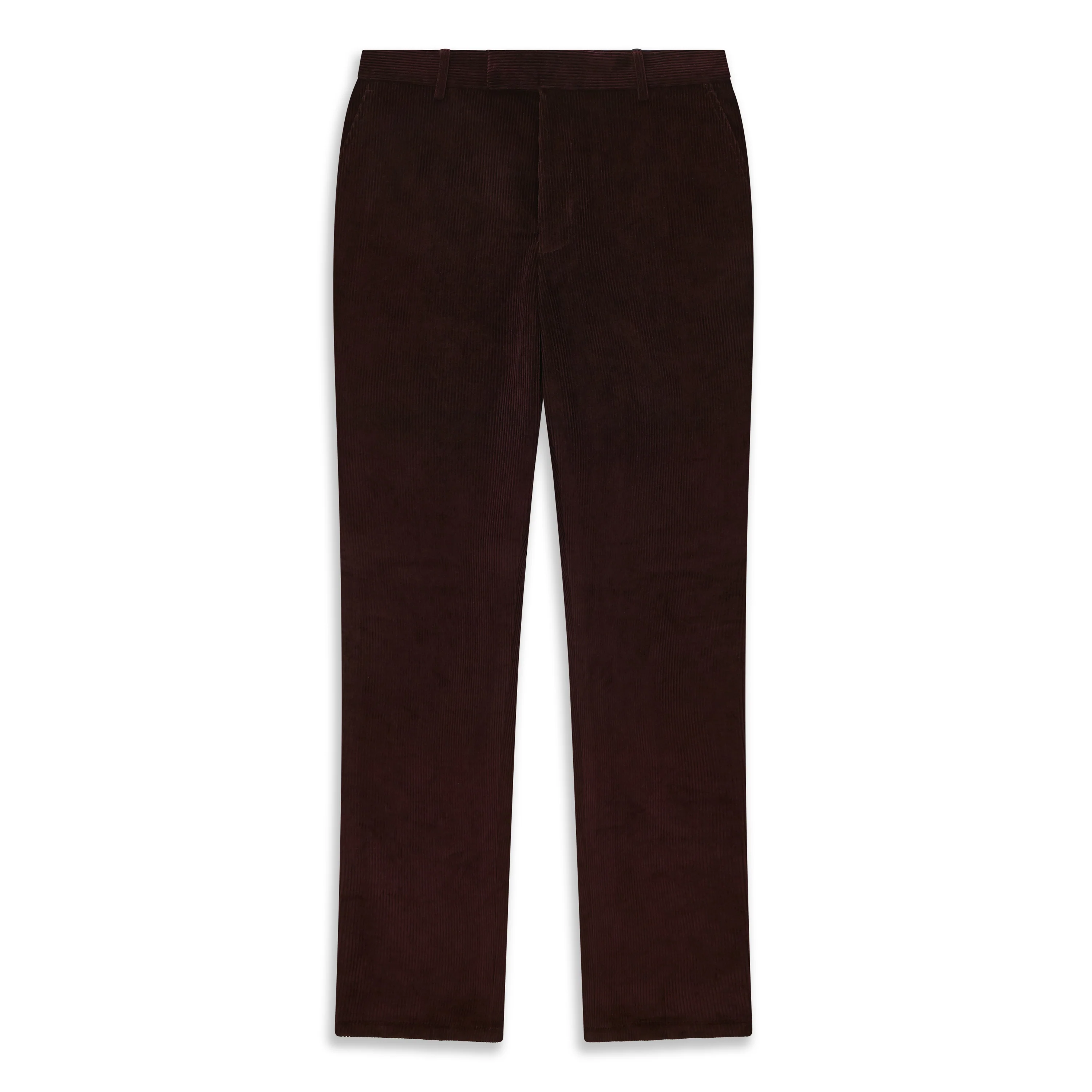 Thomas Aubergine Corduroy Trouser - Image 2