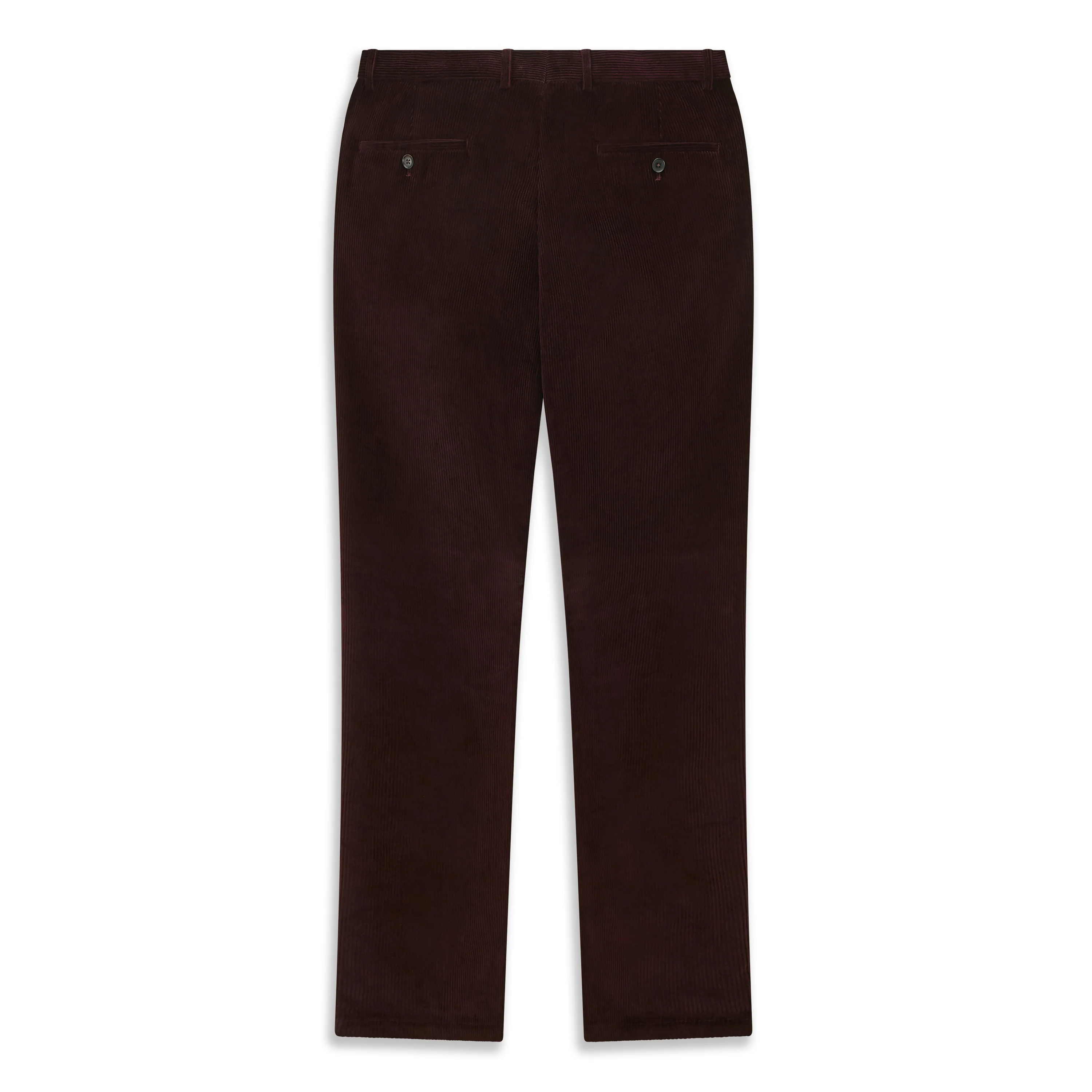 Thomas Aubergine Corduroy Trouser - Image 3