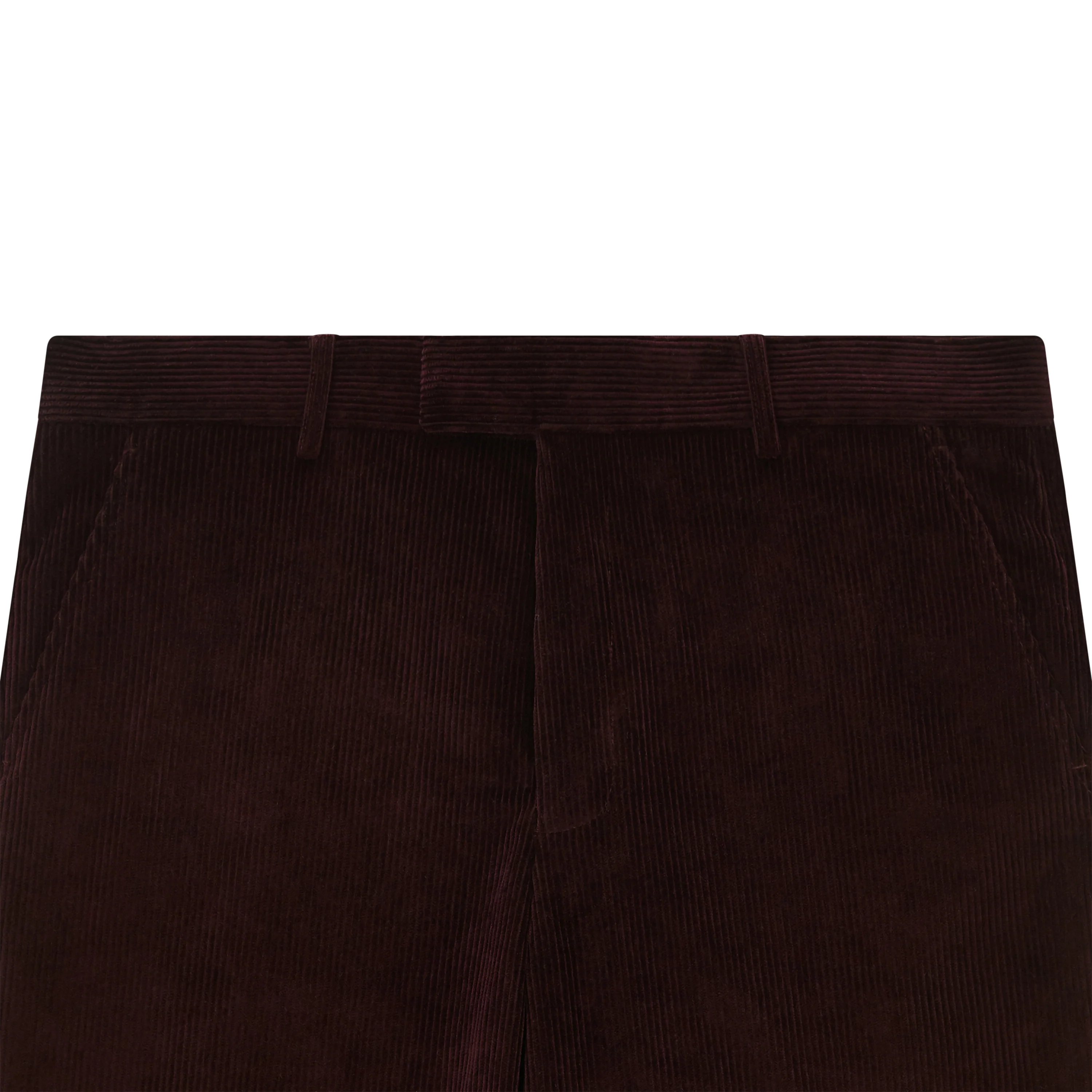 Thomas Aubergine Corduroy Trouser - Image 4