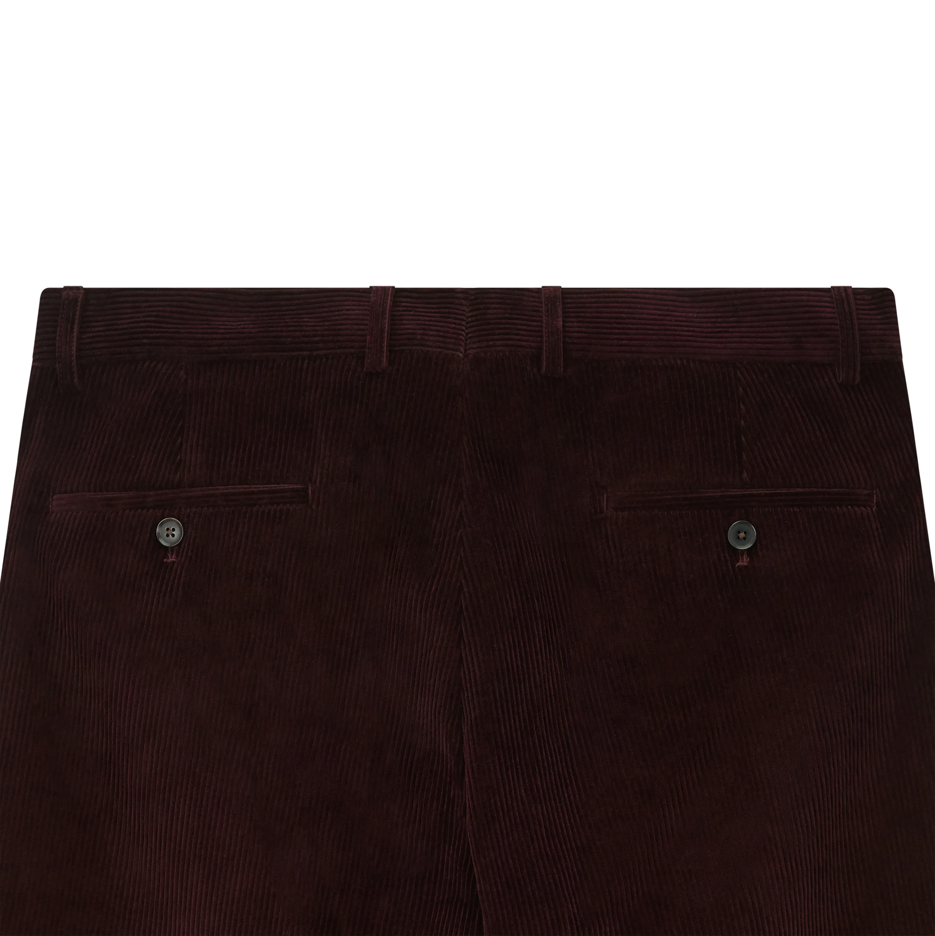 Thomas Aubergine Corduroy Trouser - Image 5