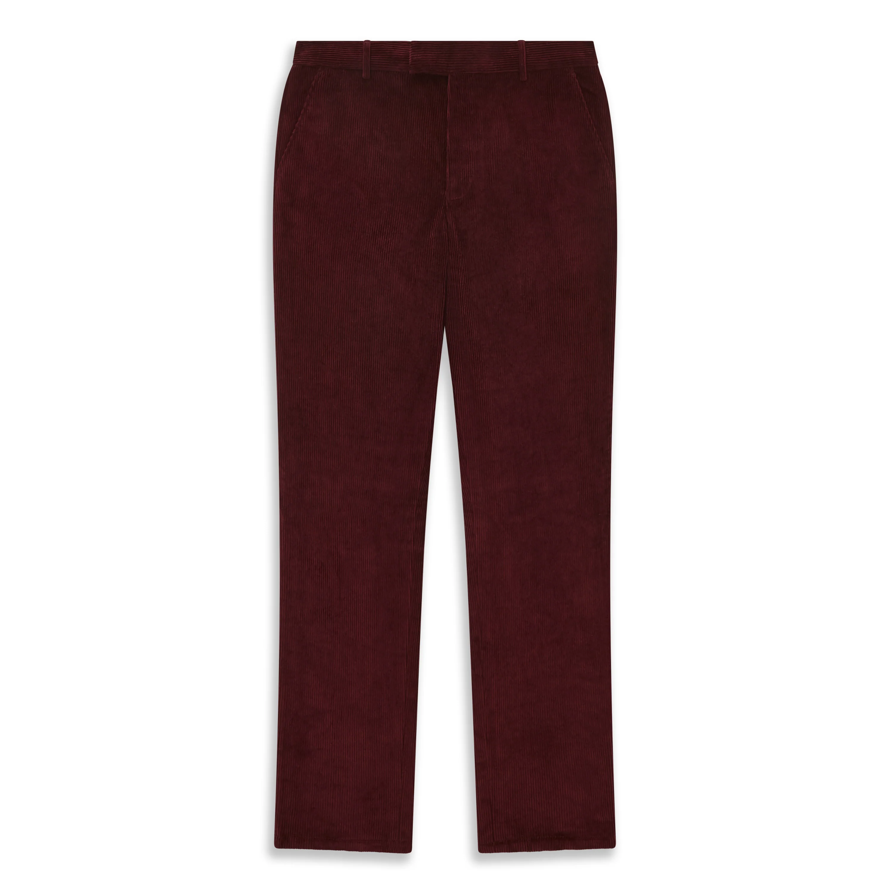 Thomas Burgundy Corduroy Trouser - Image 2