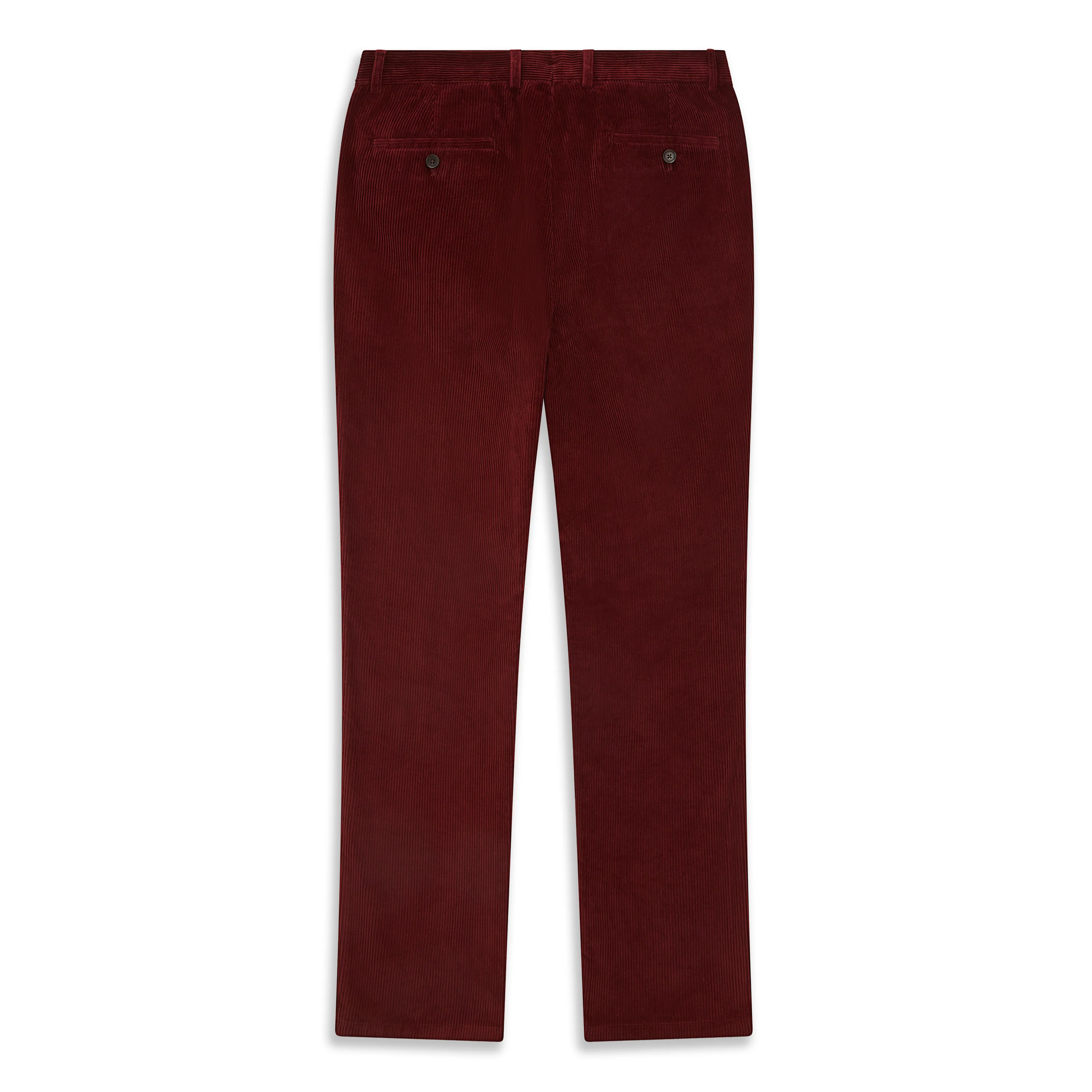 Thomas Burgundy Cotton Corduroy Trouser - Image 3