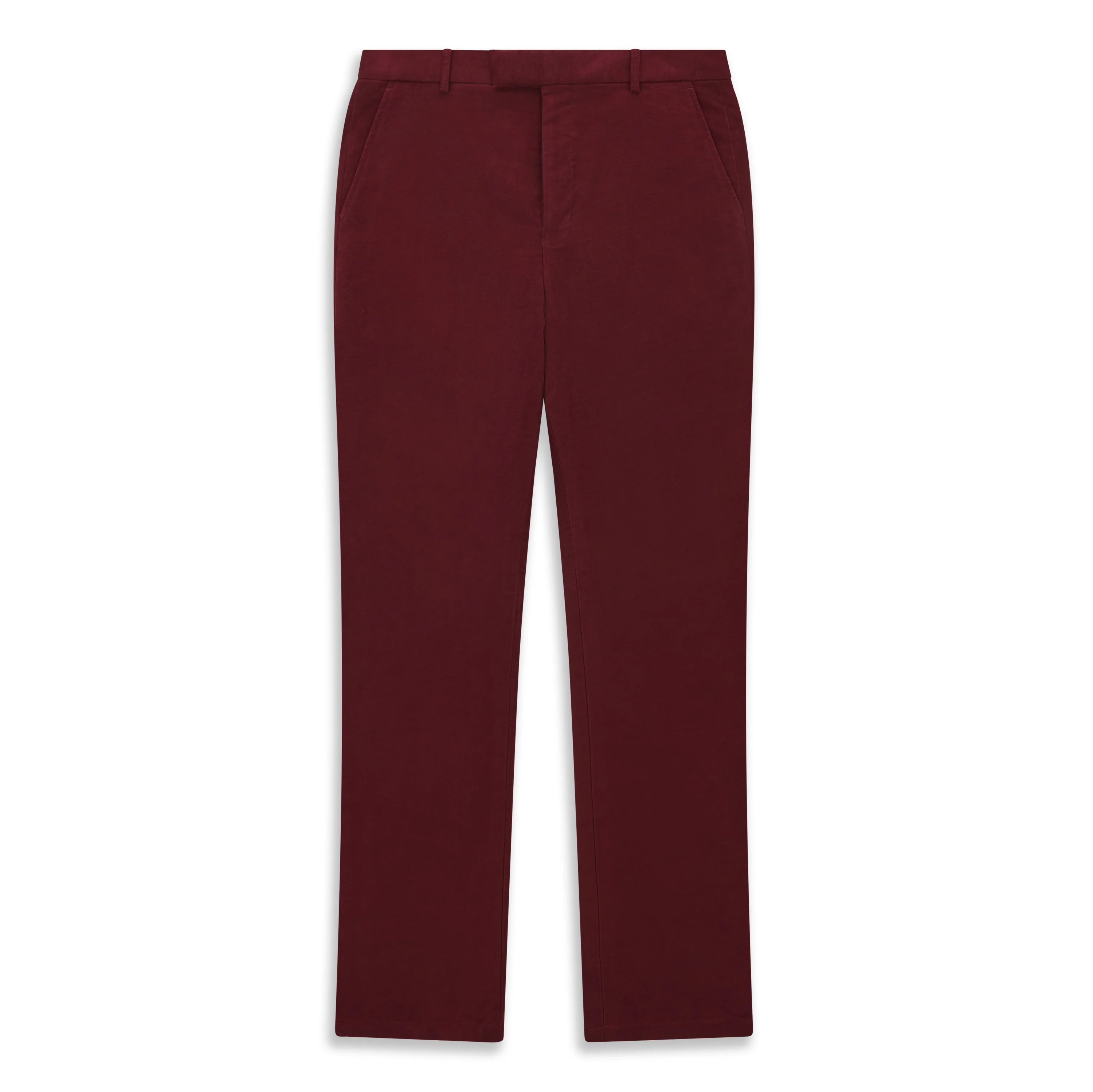 Thomas Burgundy Moleskin Trouser - Image 3