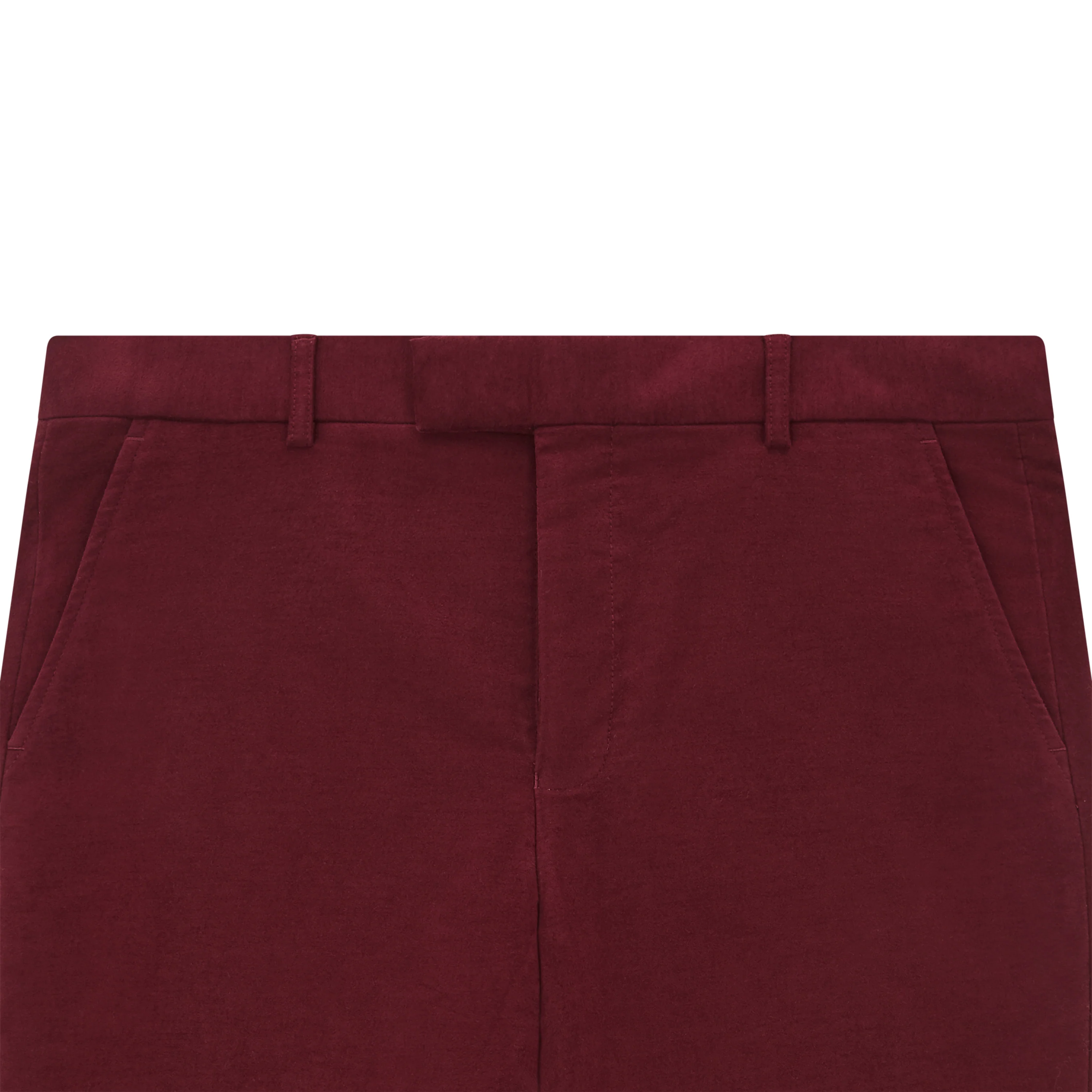 Thomas Burgundy Moleskin Trouser - Image 5