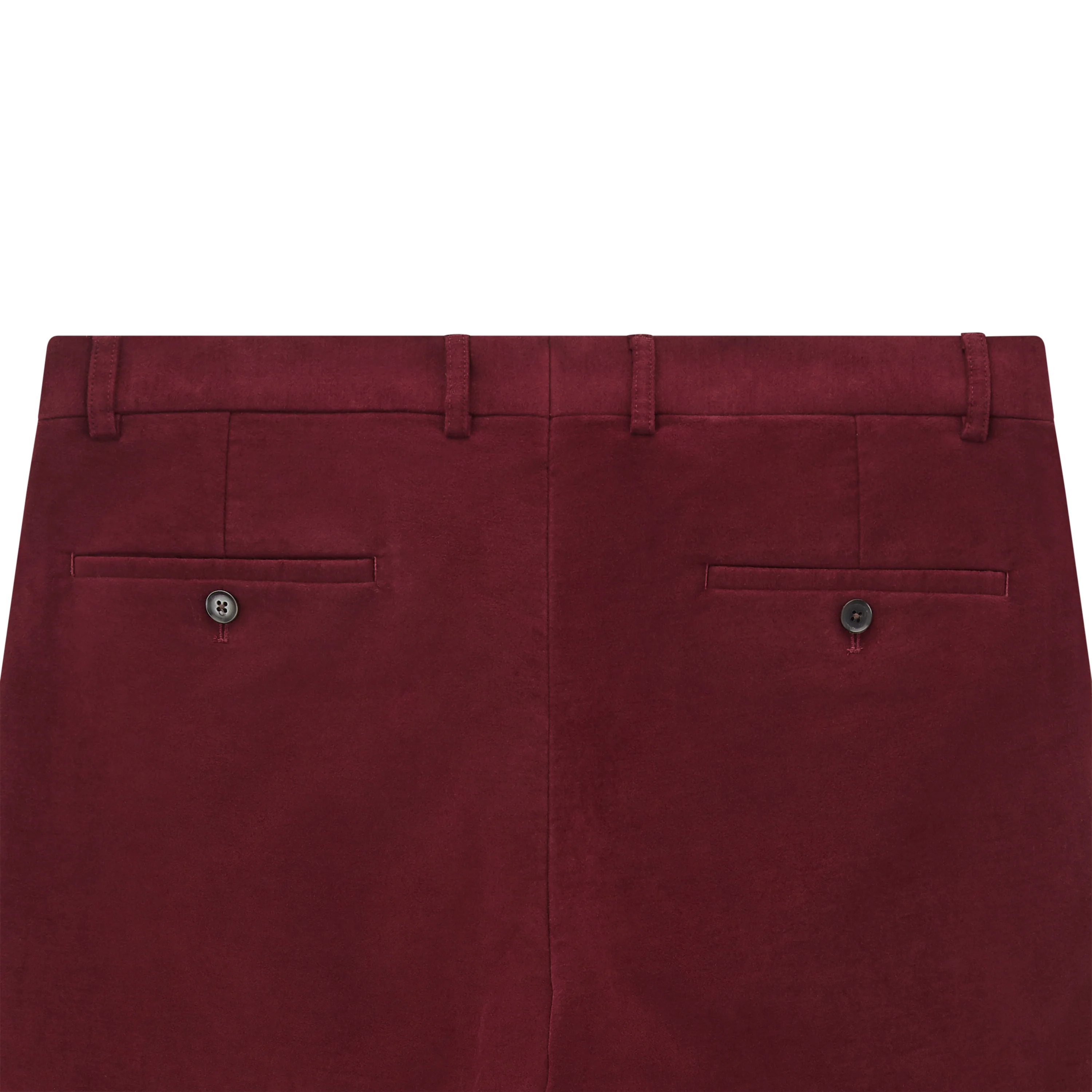 Thomas Burgundy Moleskin Trouser - Image 6