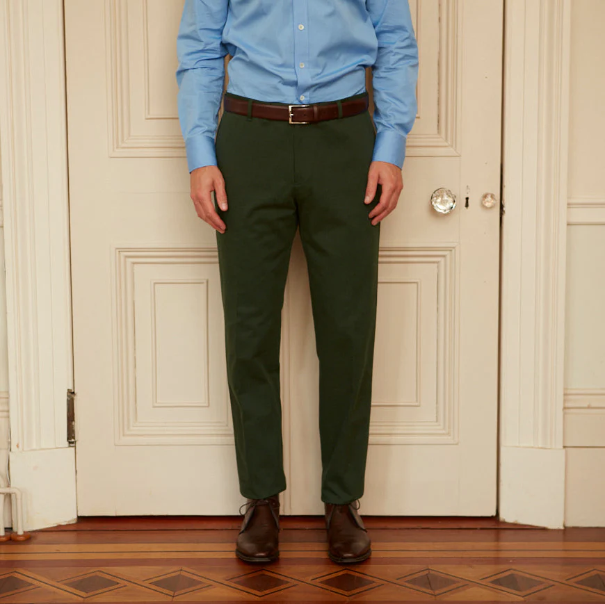 Thomas Green Cotton Twill Trouser - Image 2