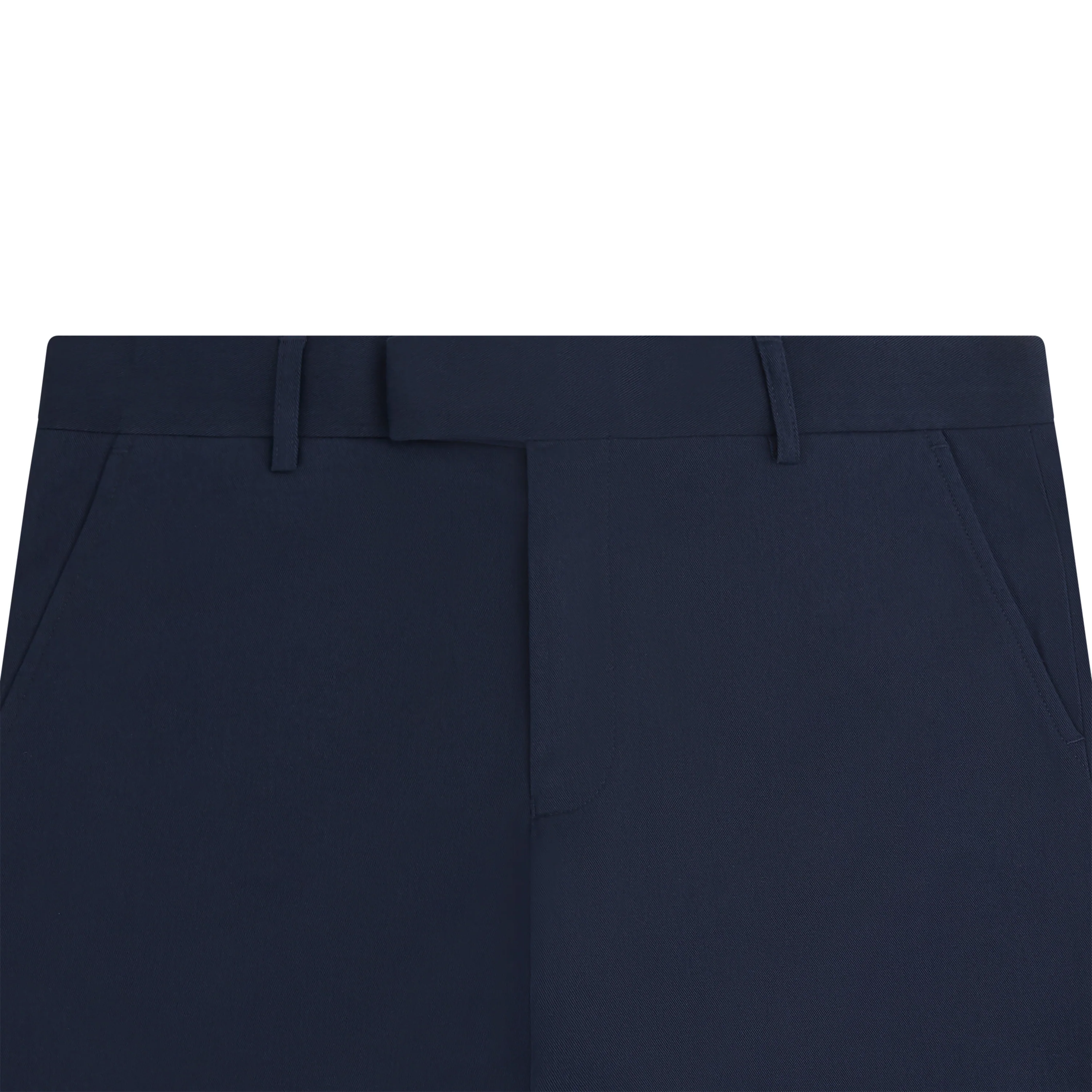 Thomas Navy Cotton Twill Trouser - Image 4