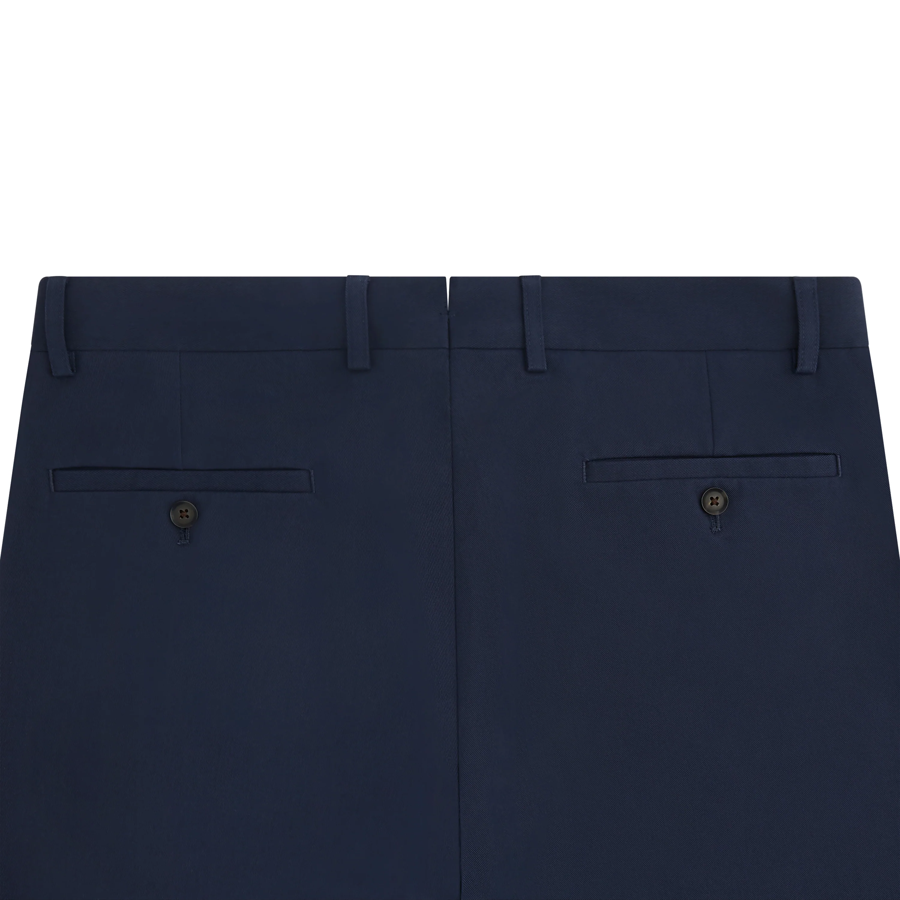 Thomas Navy Cotton Twill Trouser - Image 5