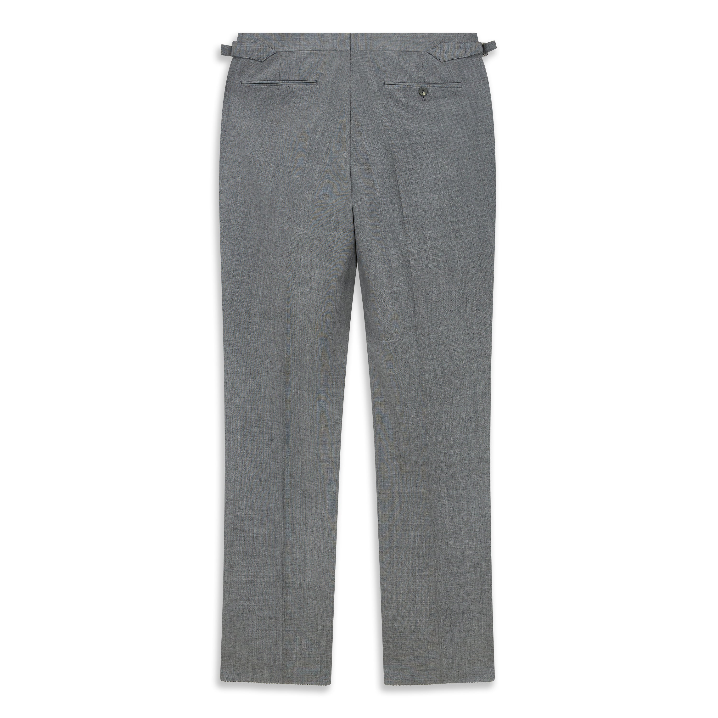 Thorne Grey Super 140's Dress Trouser - Image 3