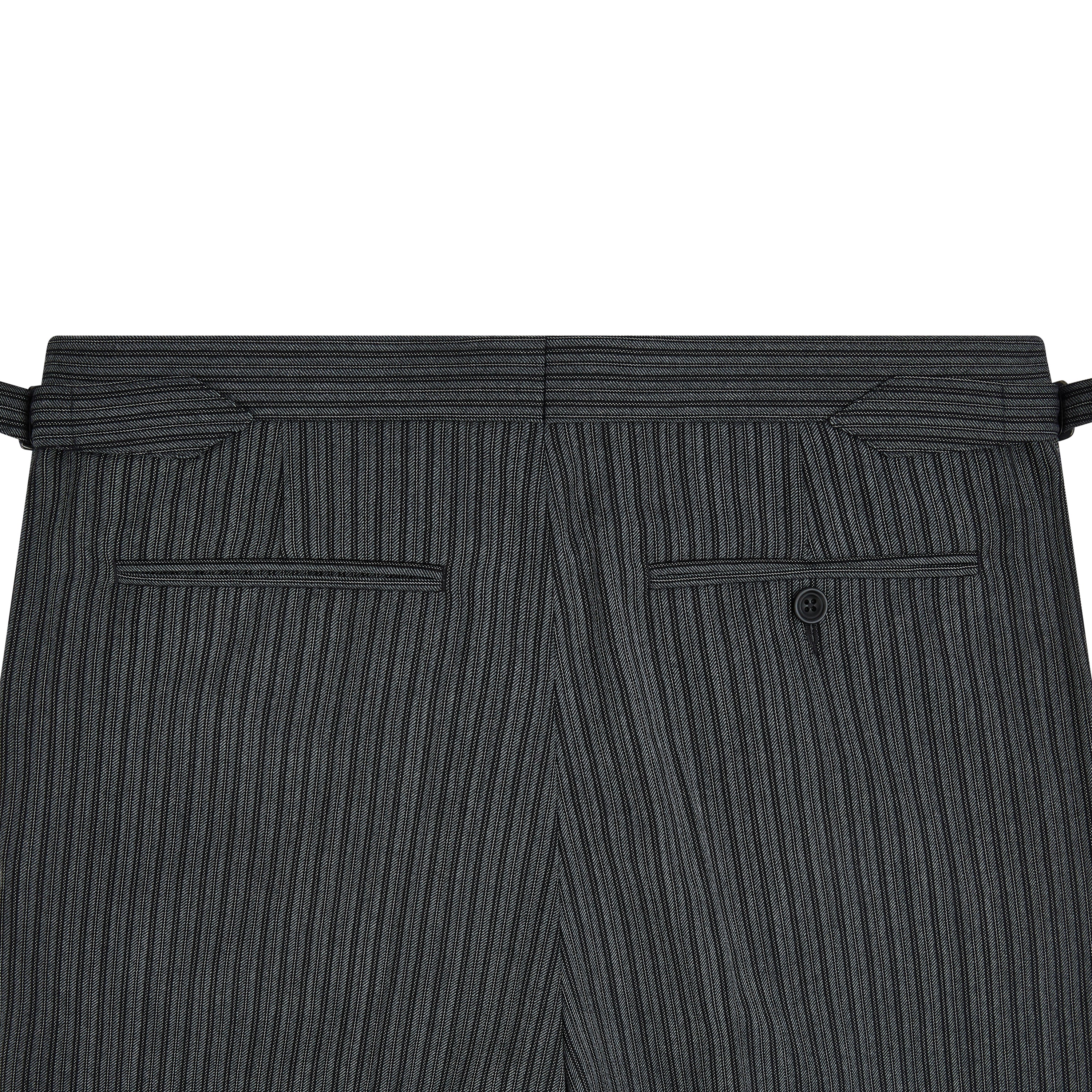 Tolbert Grey Stripe Dress Trouser - Image 5