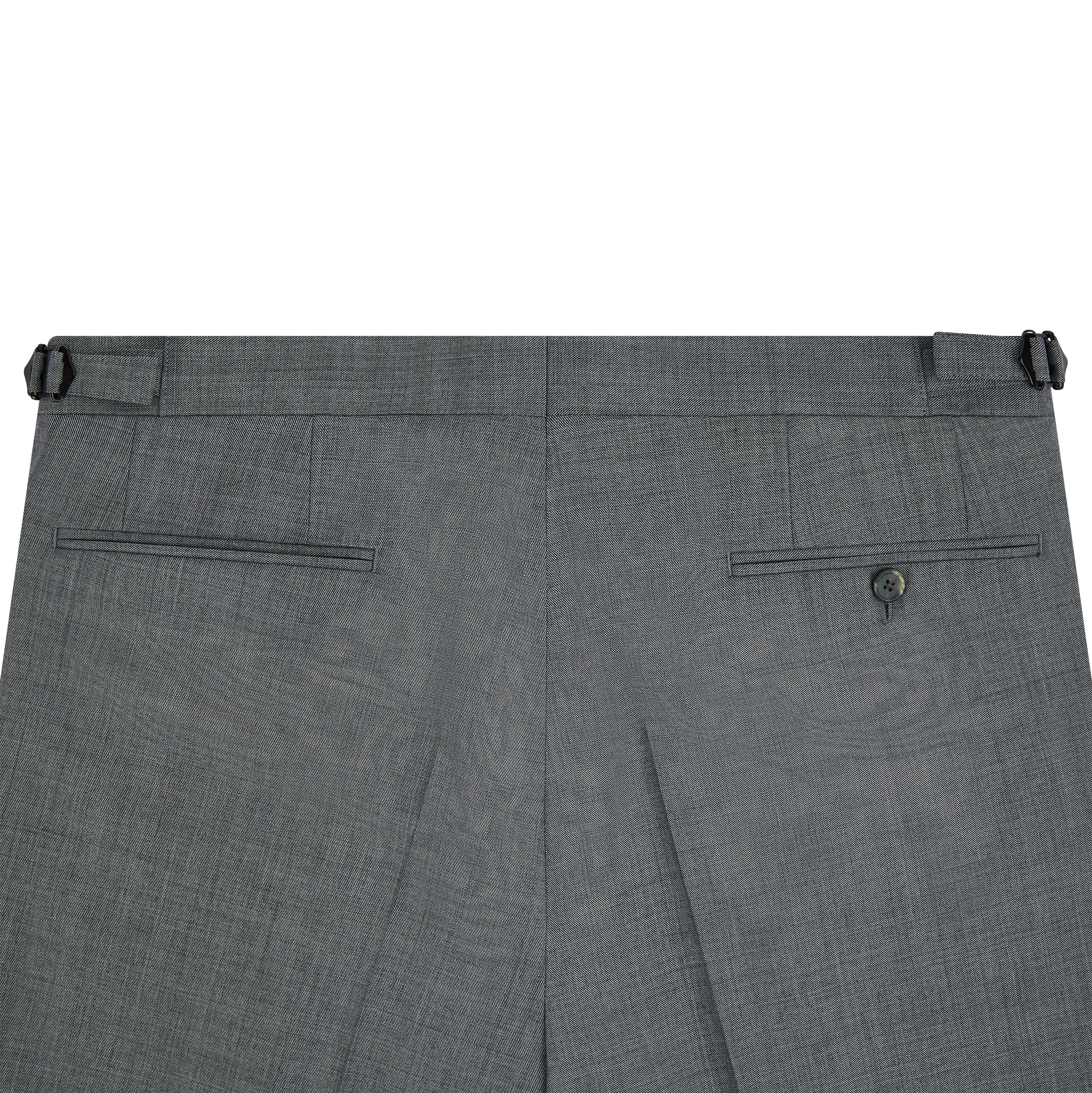 Tolbert Grey Super 140's Dress Trouser - Image 5