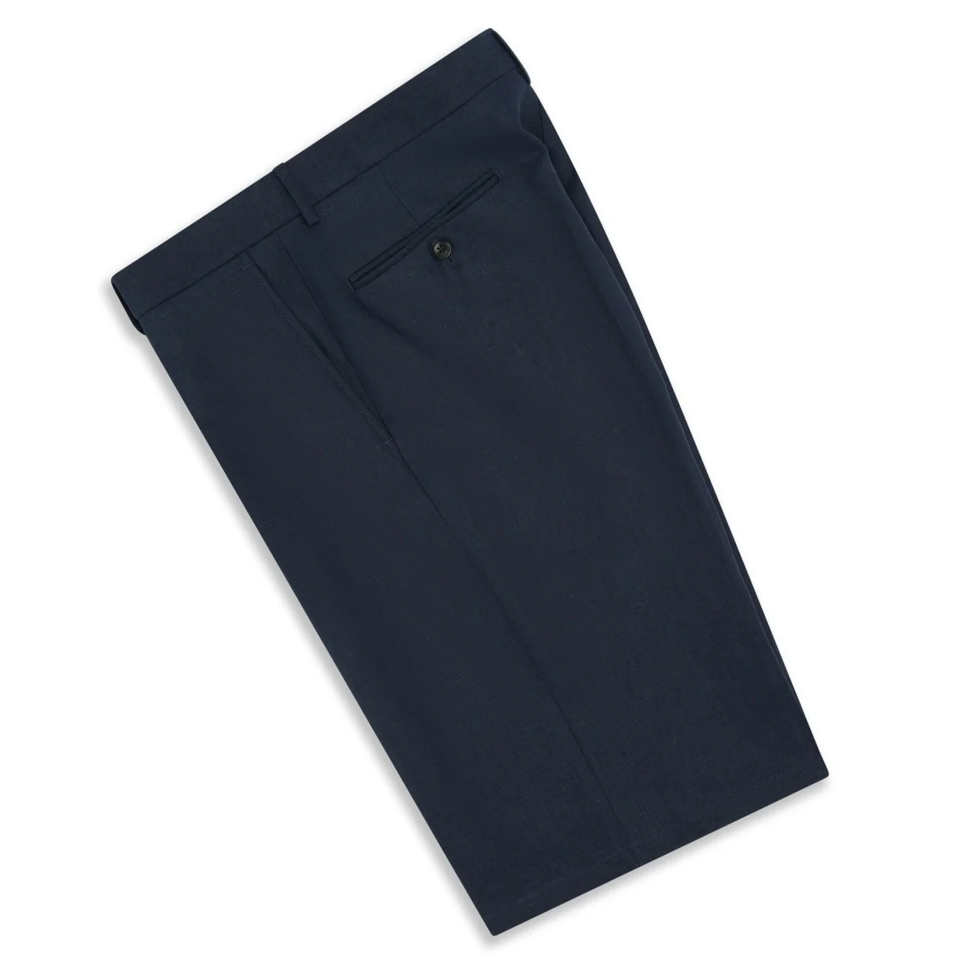 Tully Navy Linen Shorts - Image 2
