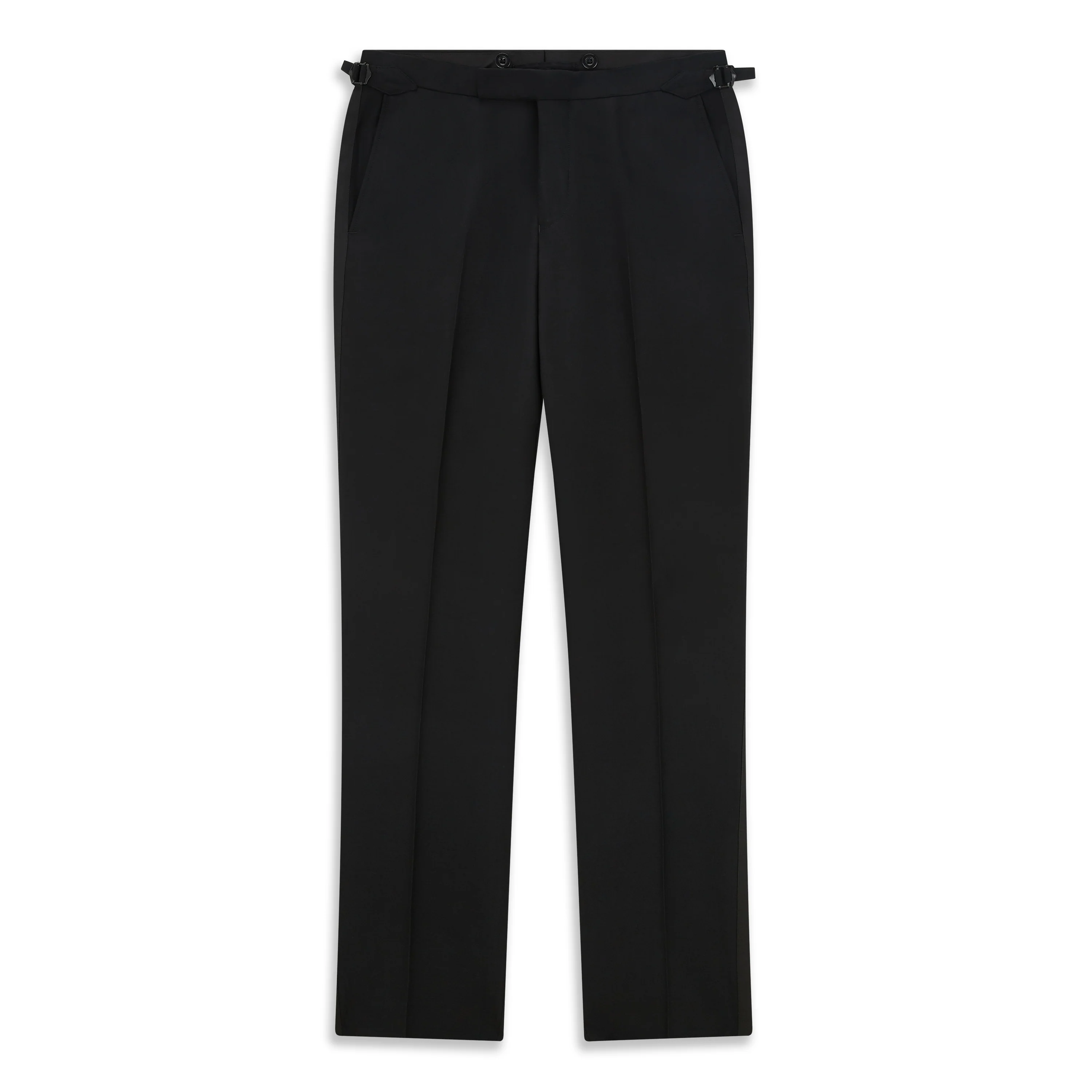 Twaine Flat Front Black Dress Trouser - Image 3