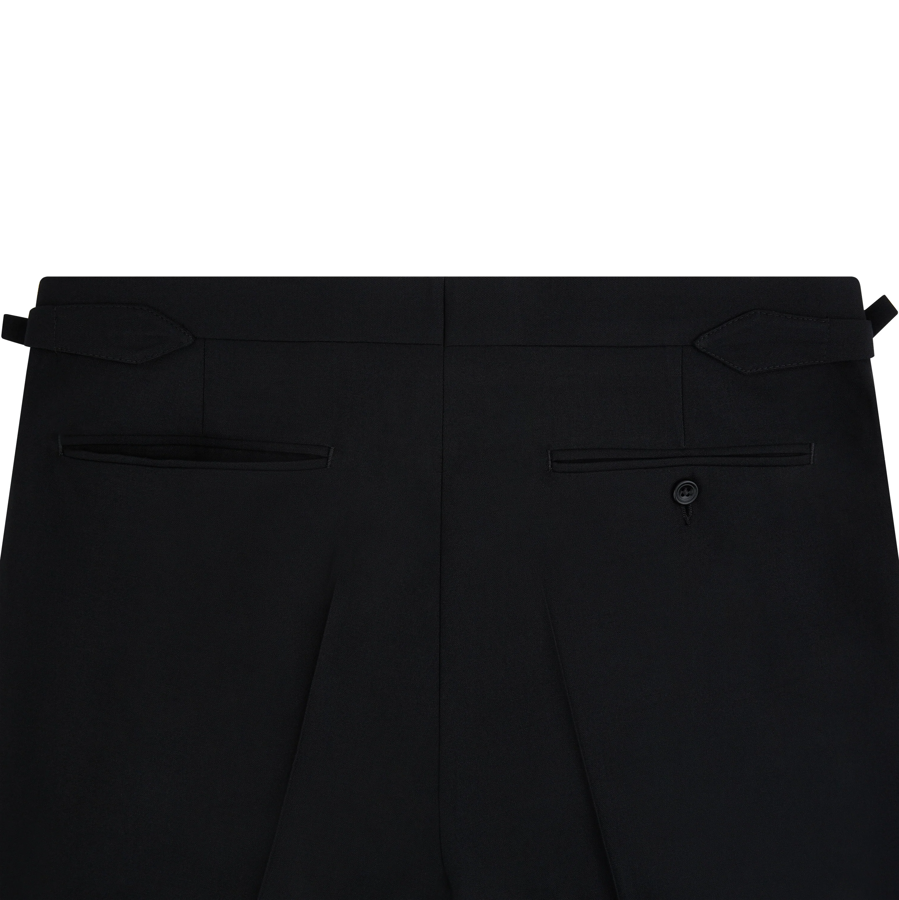 Twaine Flat Front Black Dress Trouser - Image 5