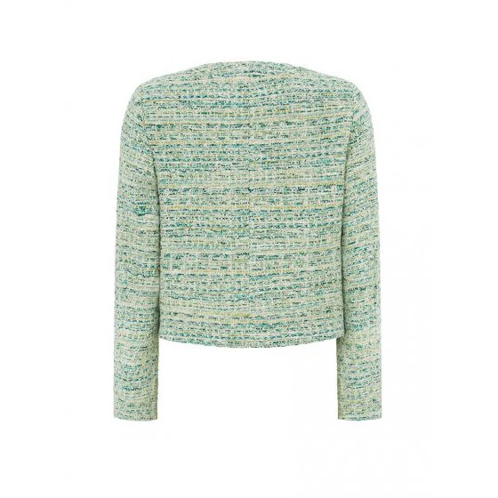 Tweed Cropped Jacket - Image 2