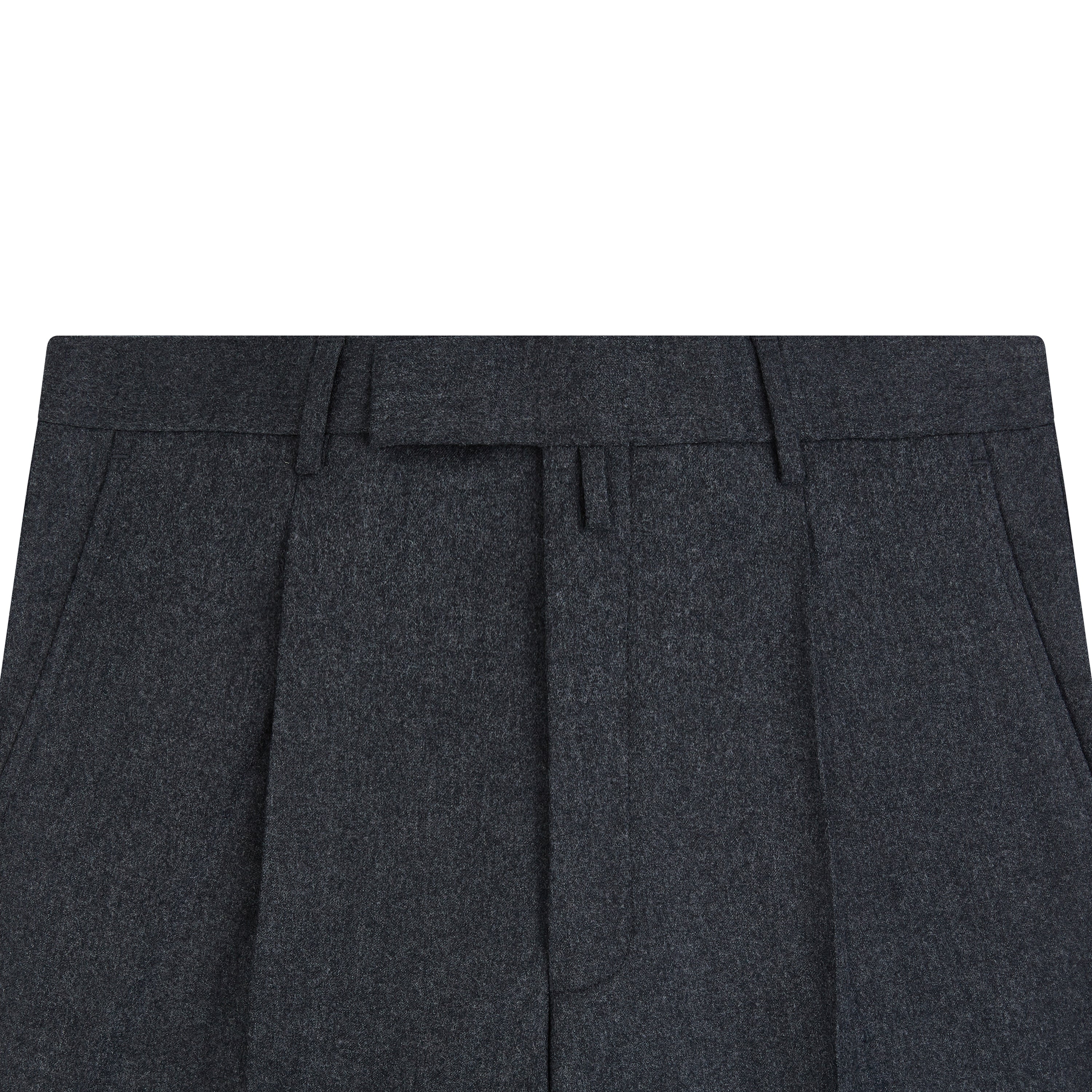 Tyler Charcoal Flannel Trousers - Image 4