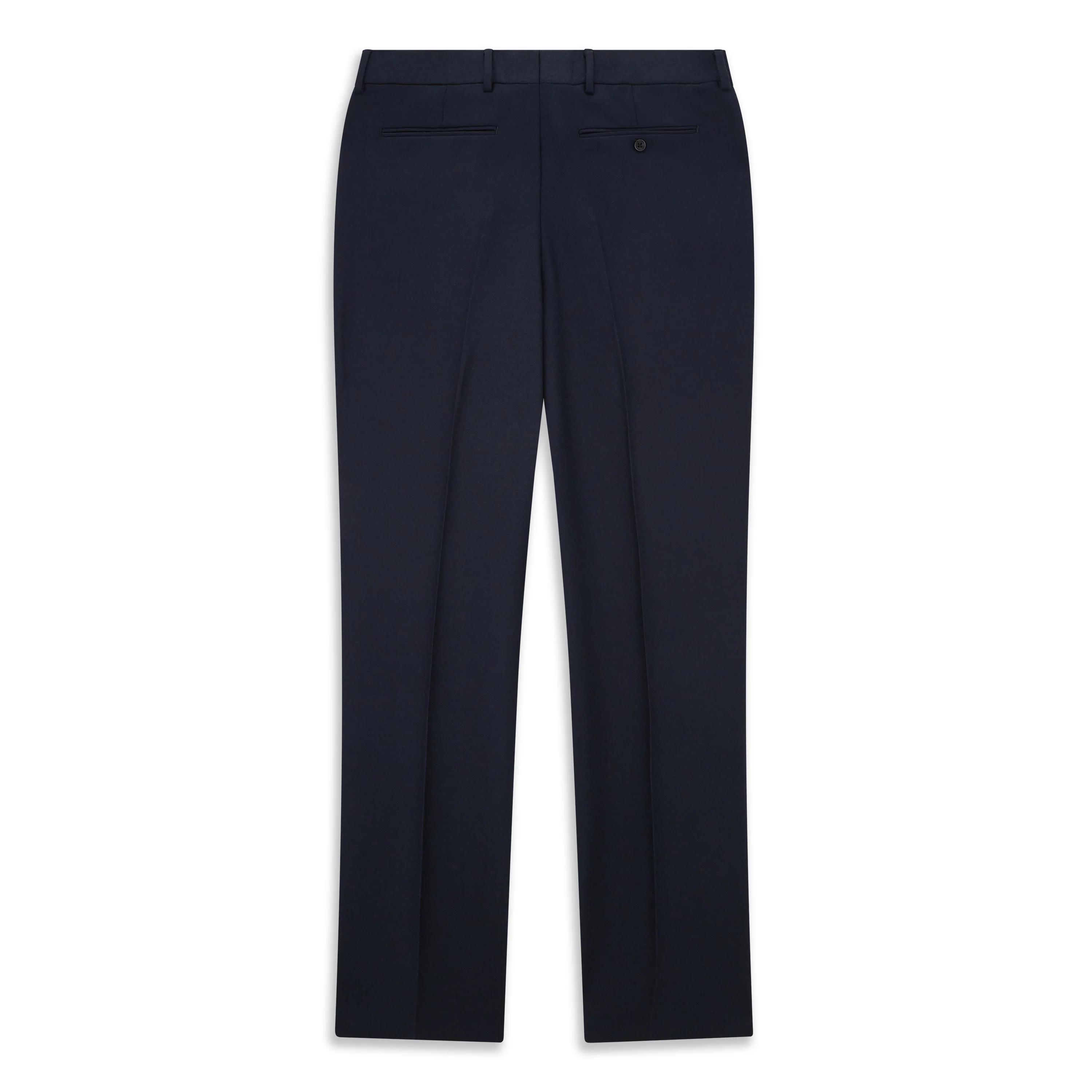 Tyler Navy Flannel Trousers - Image 3