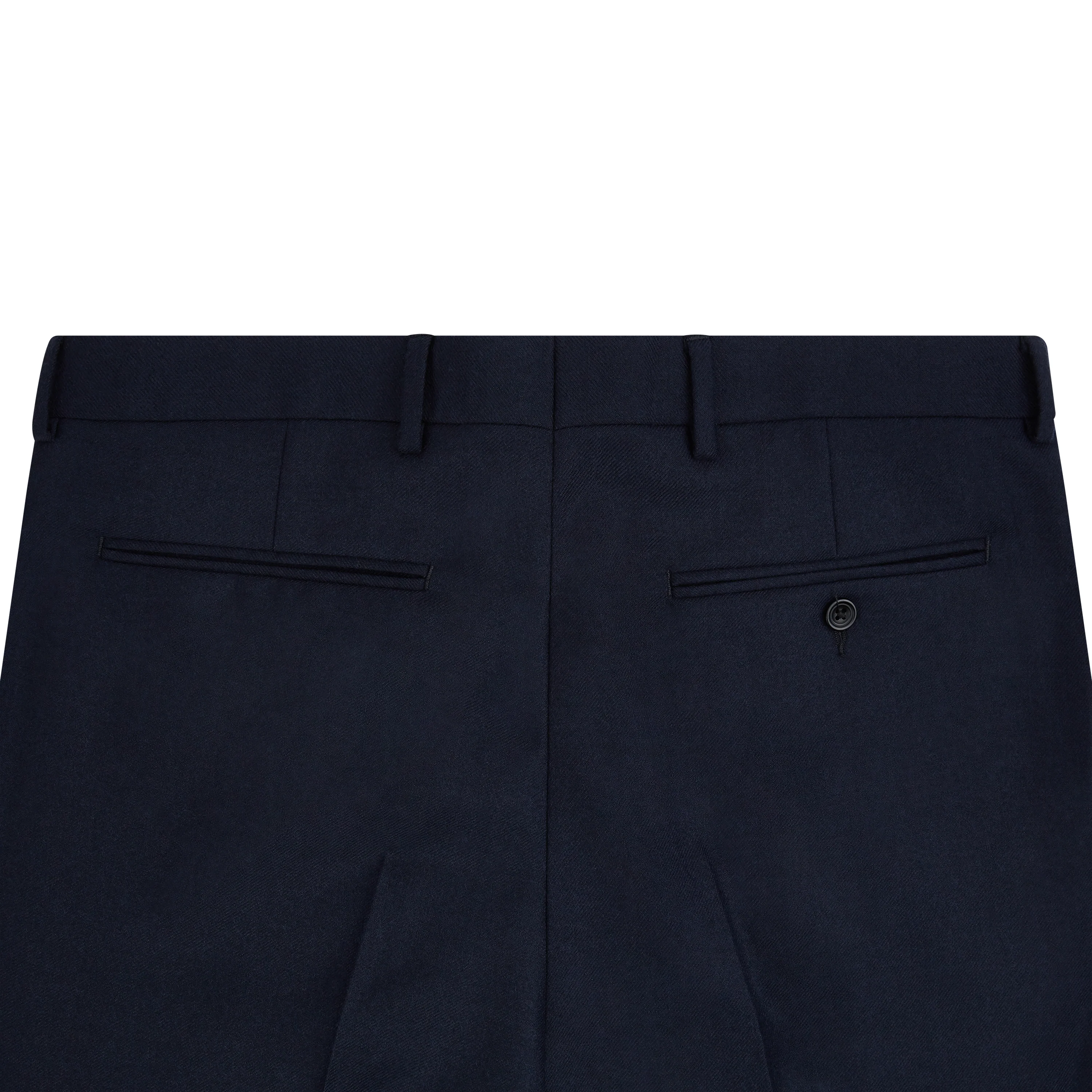 Tyler Navy Flannel Trousers - Image 5