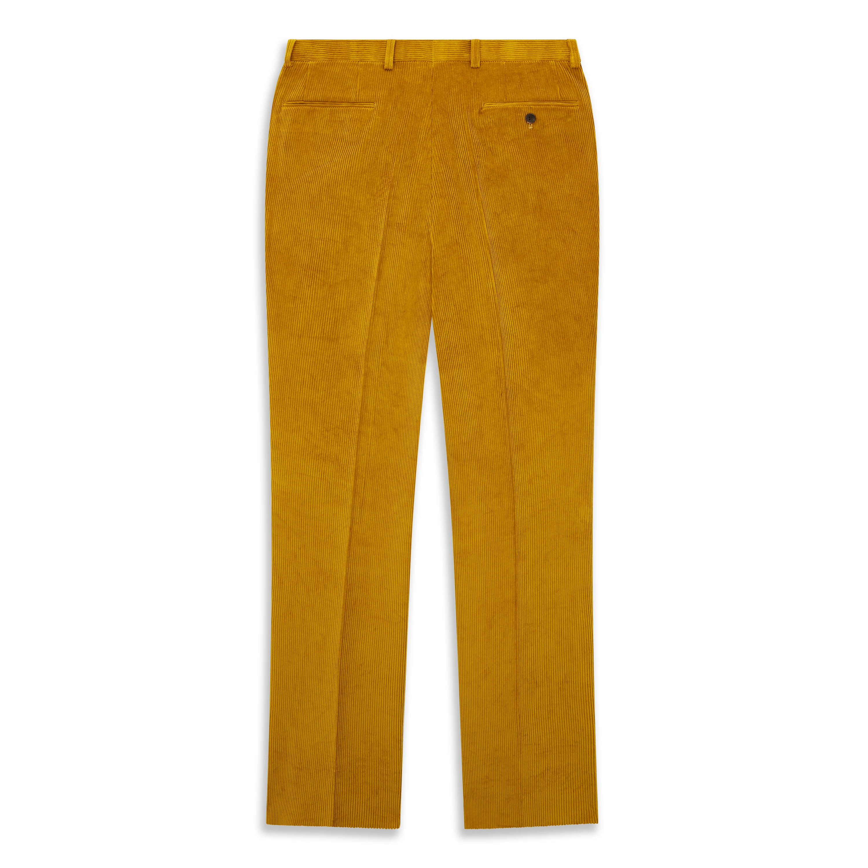Tyler Ochre Corduroy Trousers - Image 3