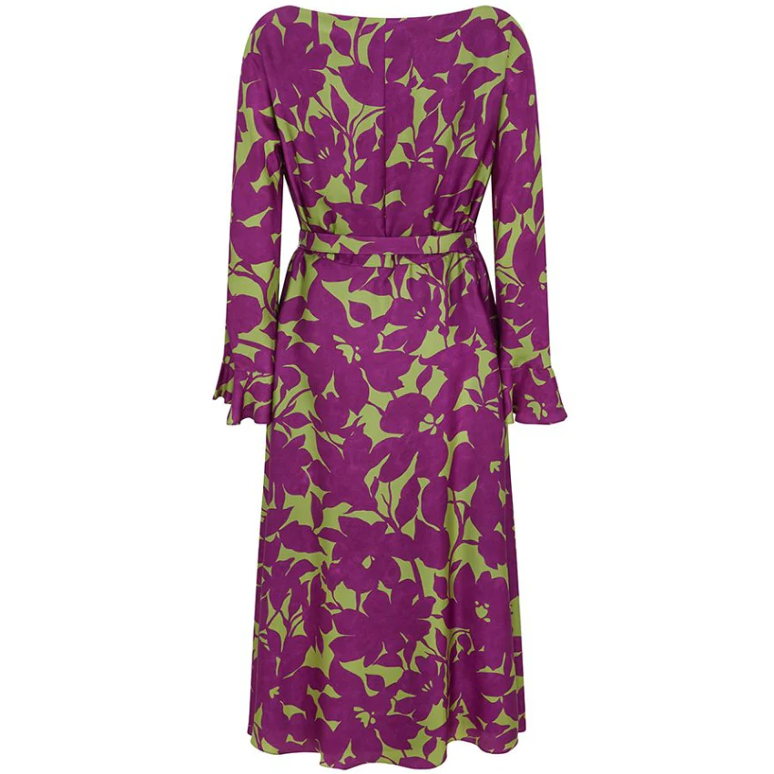 Utile Floral Silk Dress - Image 2