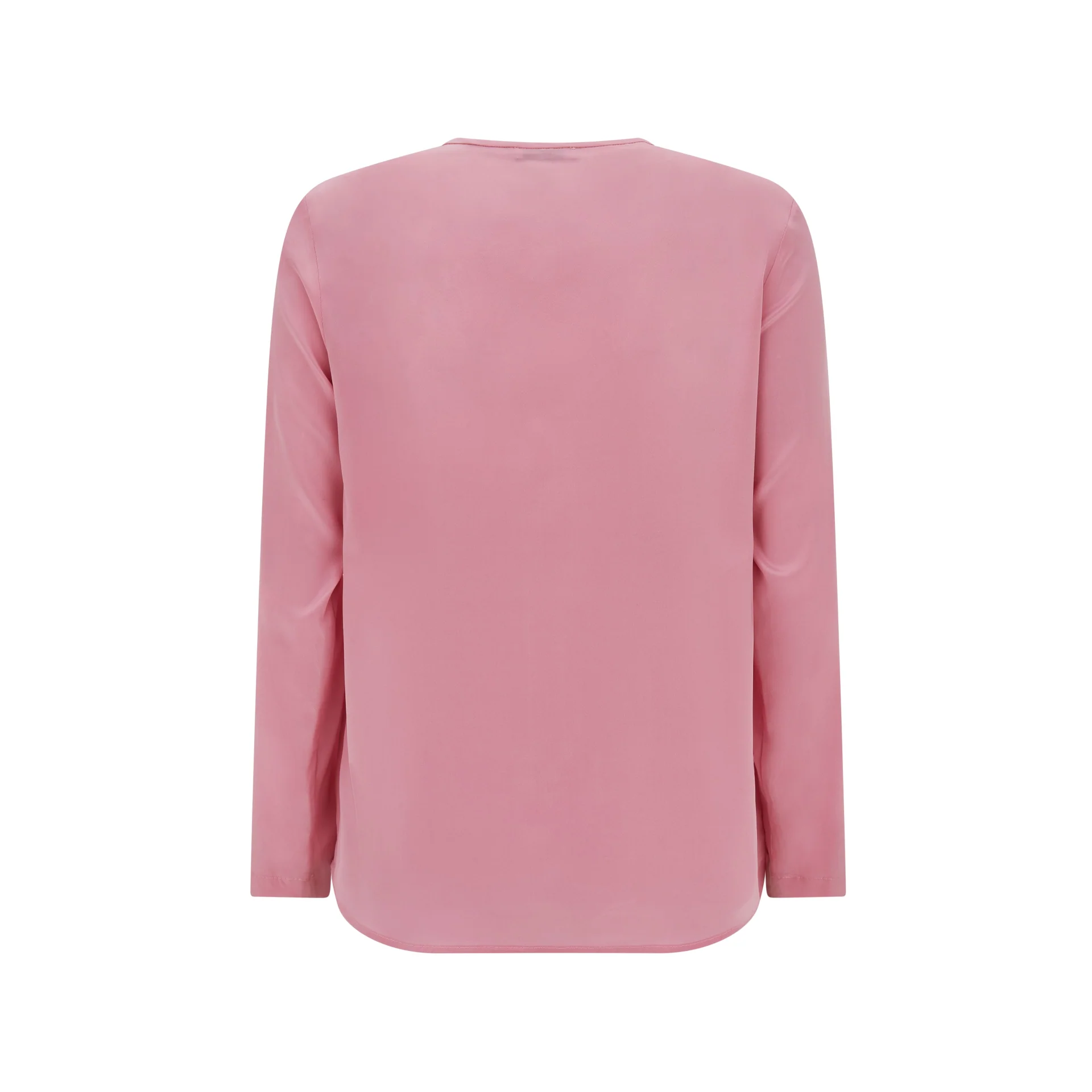 V-Neck Silk Shirt - Image 2