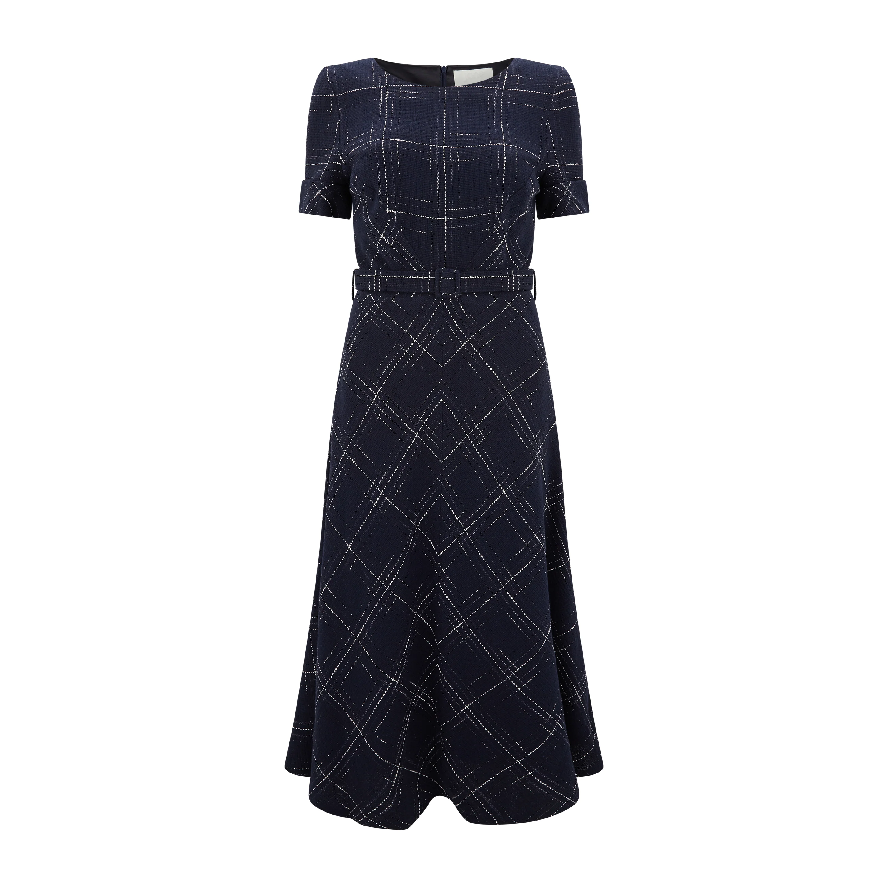 Viva Check Tweed Dress